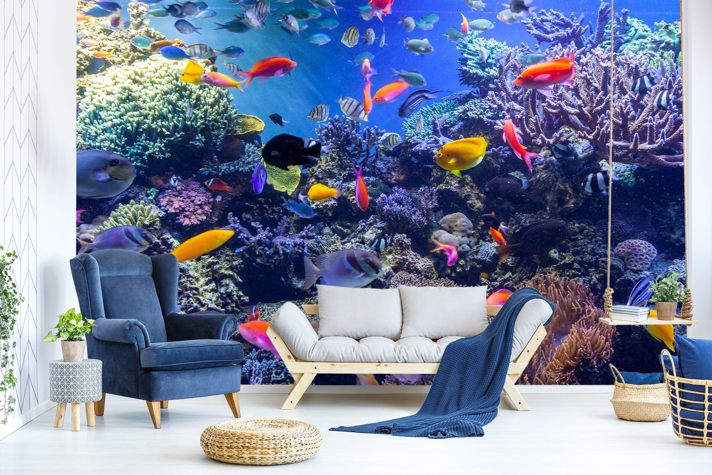 3D Color Fish 2072 Wall Mural Wall Murals