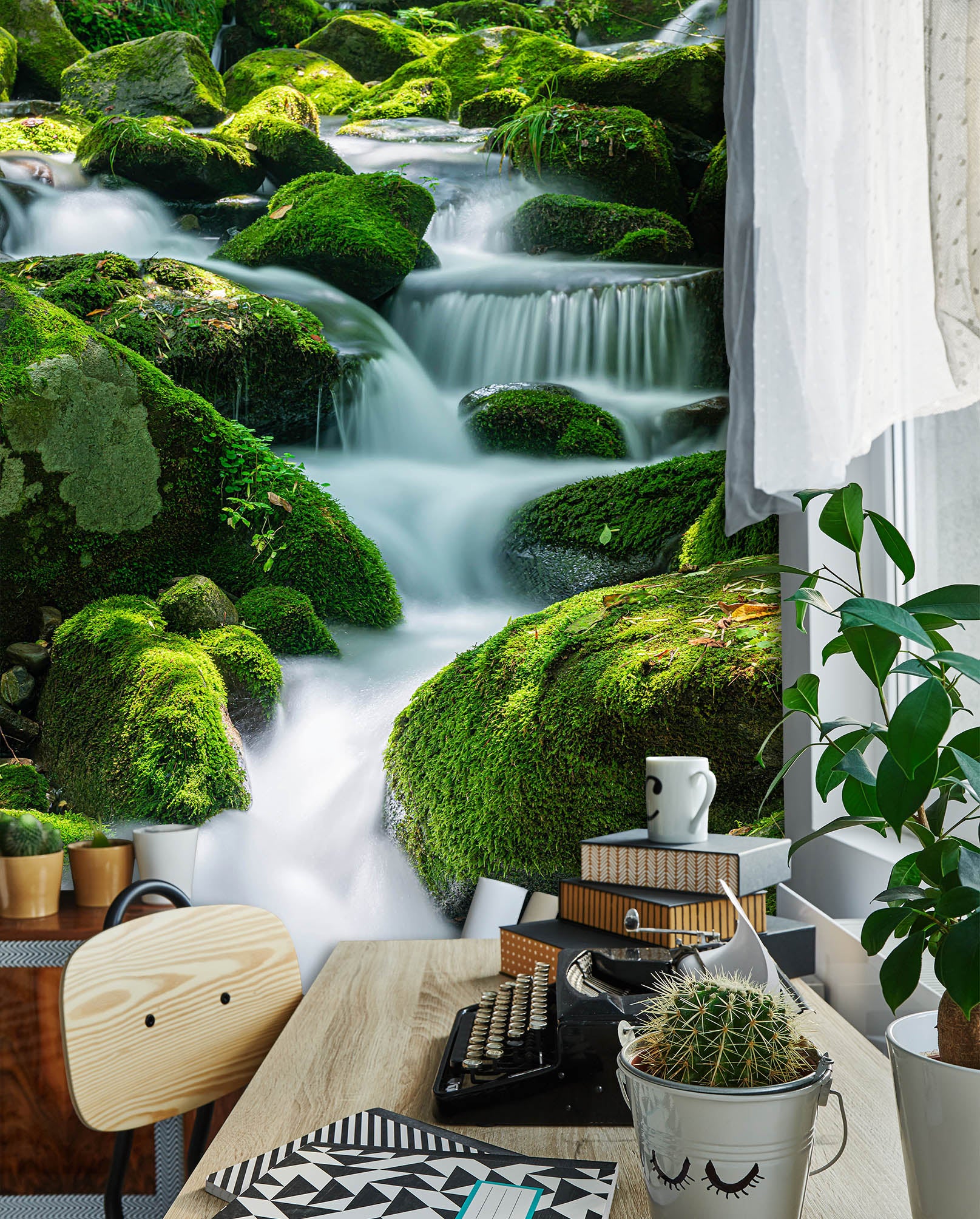 3D River Stone 2101 Wall Mural Wall Murals