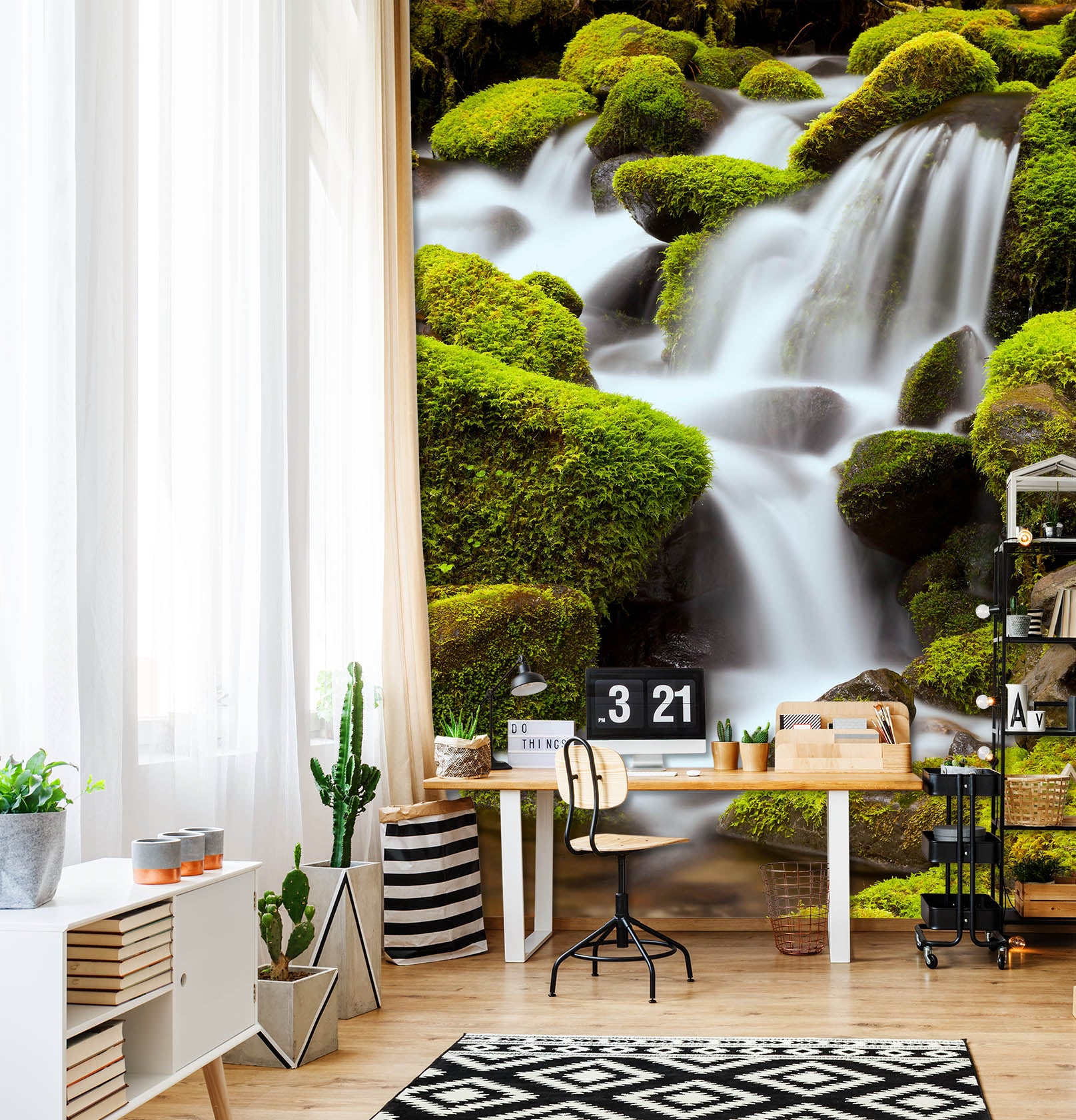 3D Moss Stone 2097 Wall Mural Wall Murals