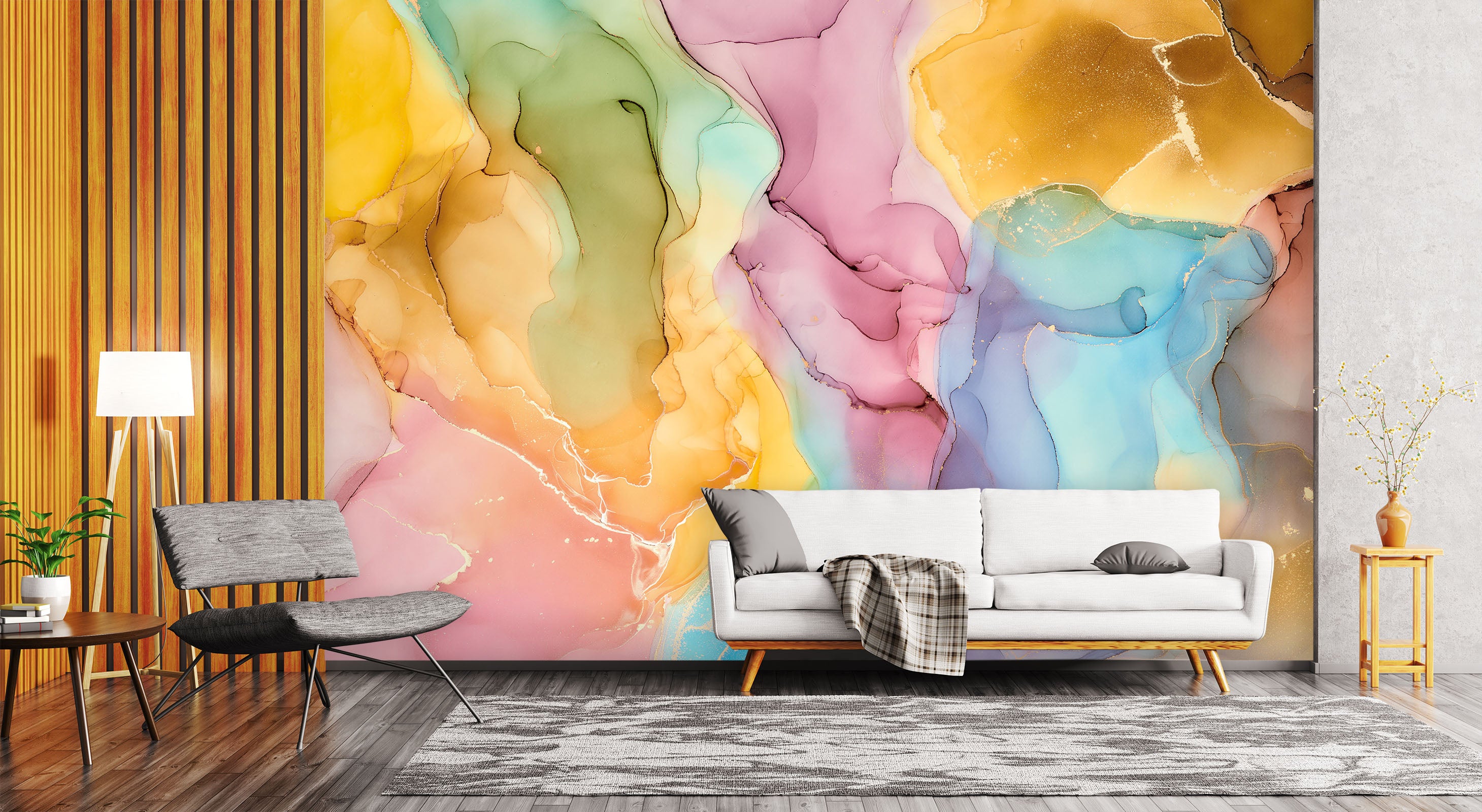 3D Color Art 2084 Wall Mural Wall Murals