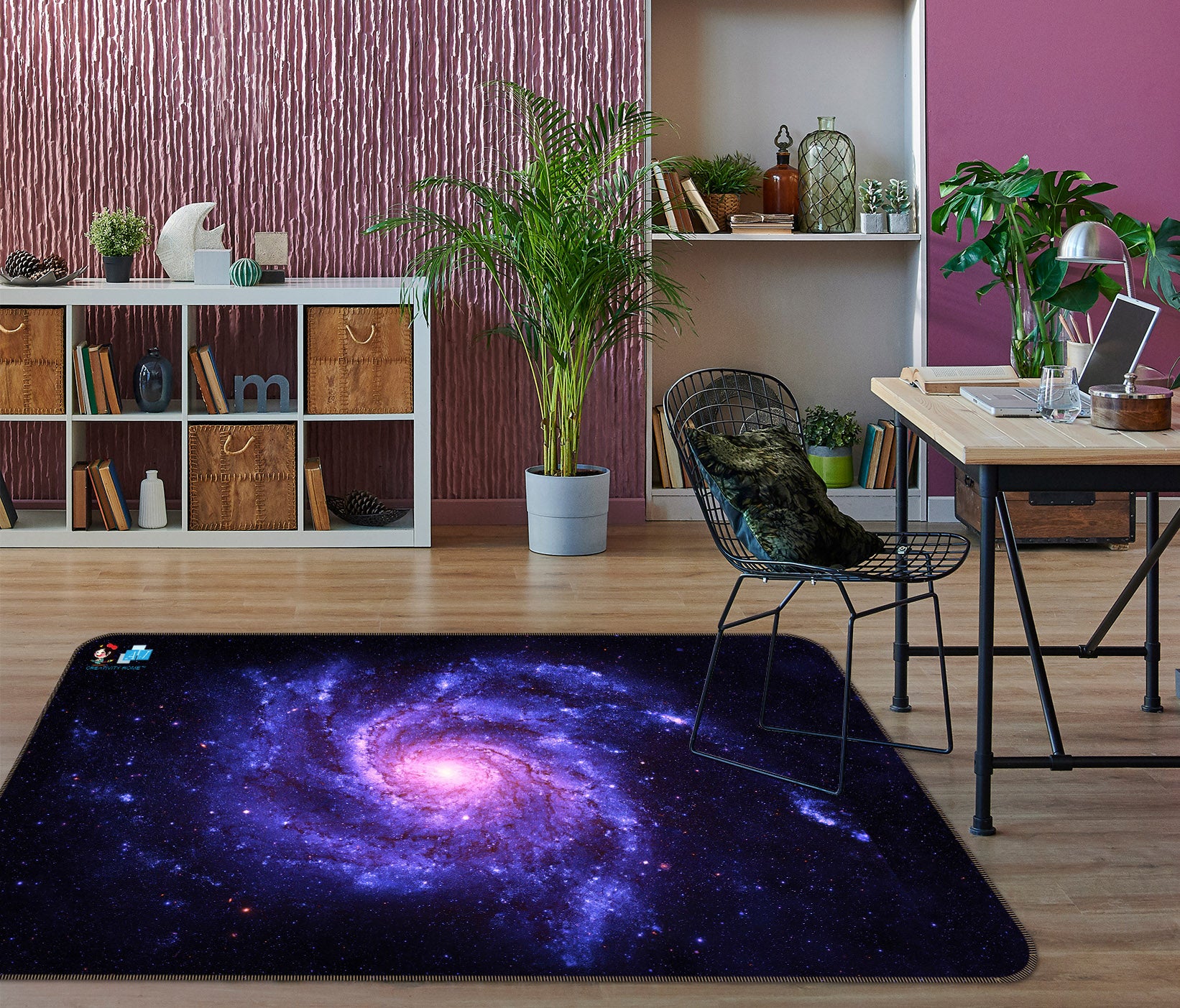 3D Blue Starry Sky 3007 Rug Non Slip Rug Mat