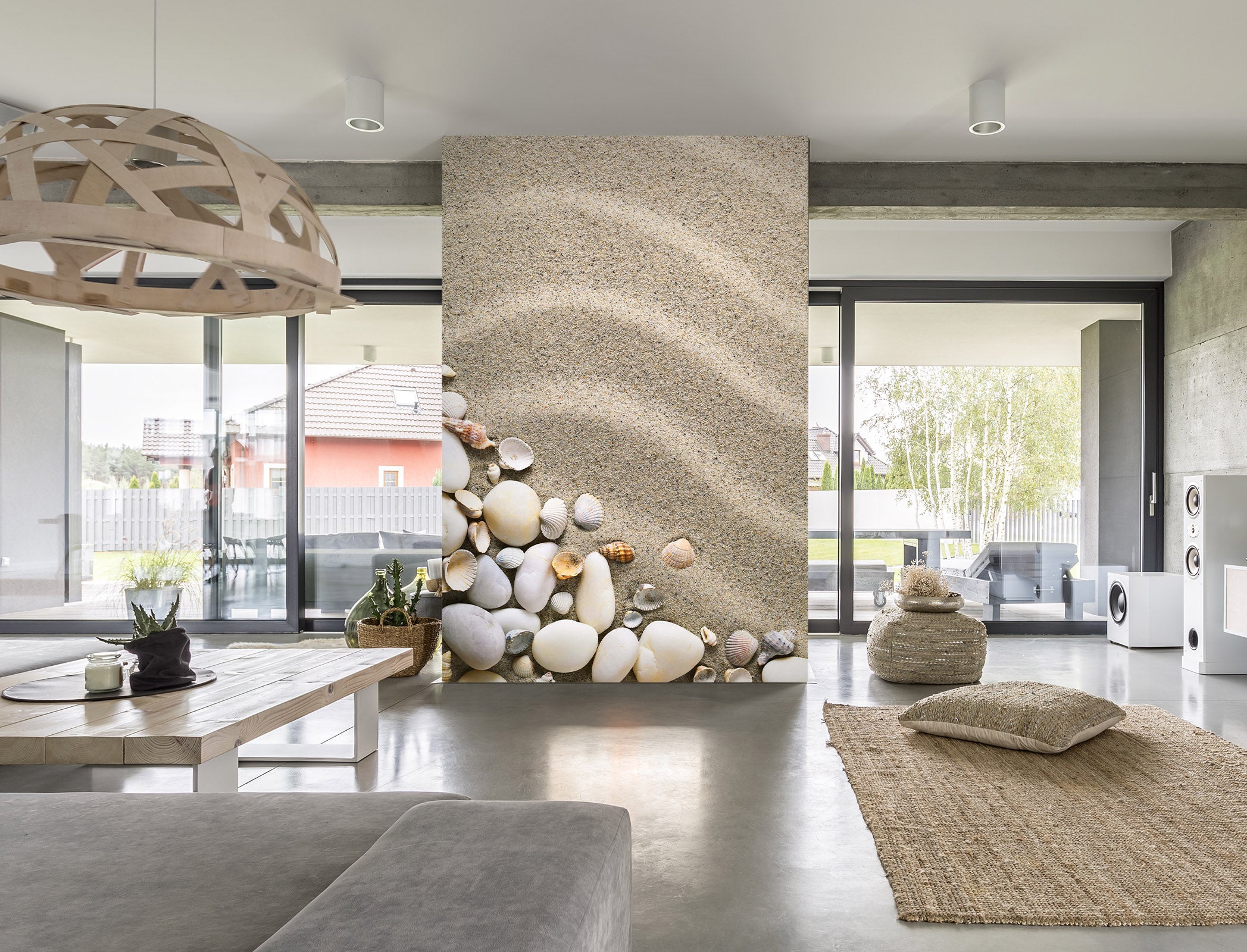 3D Sand Shells 2099 Wall Mural Wall Murals