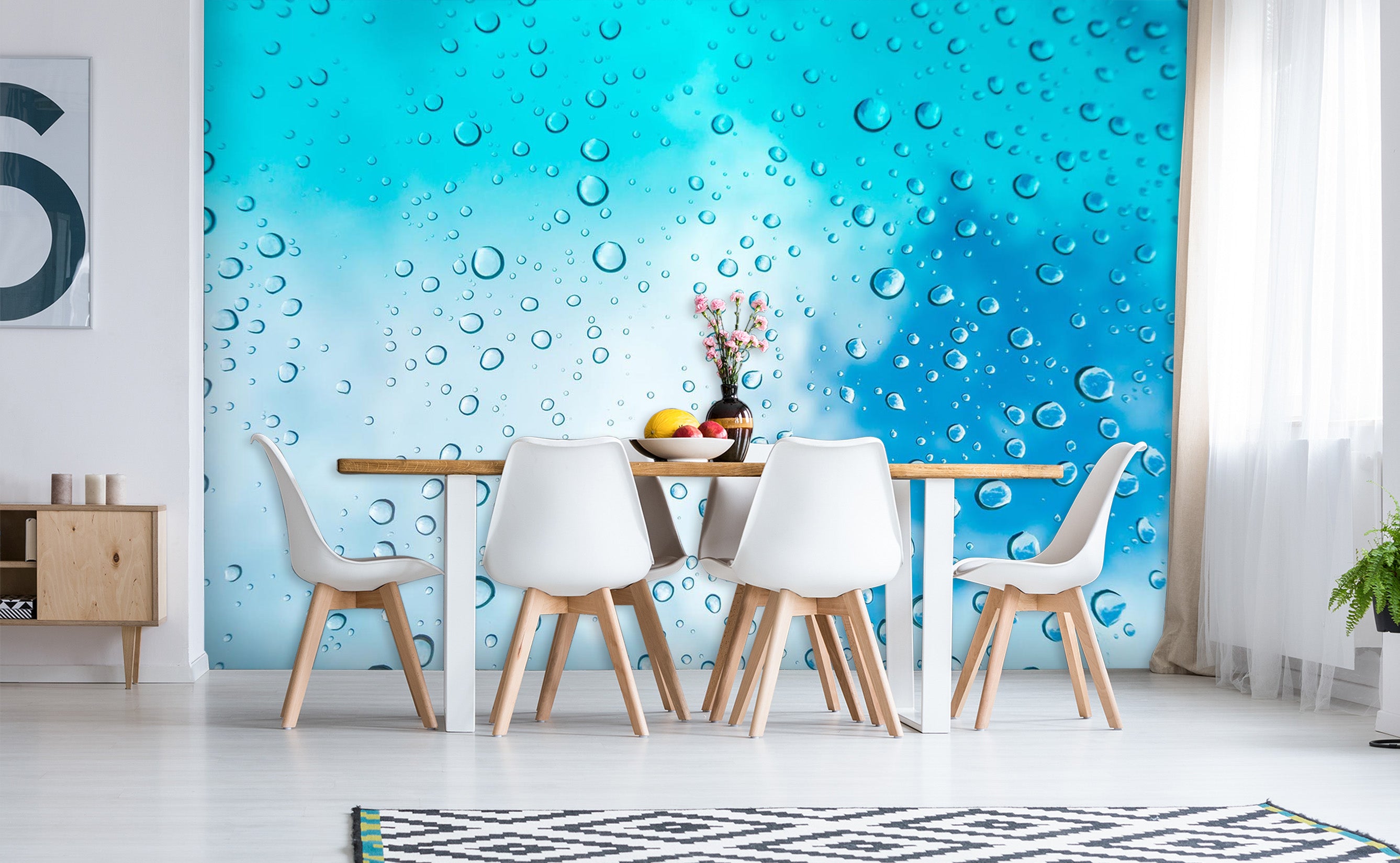 3D Blue Water 2031 Wall Mural Wall Murals