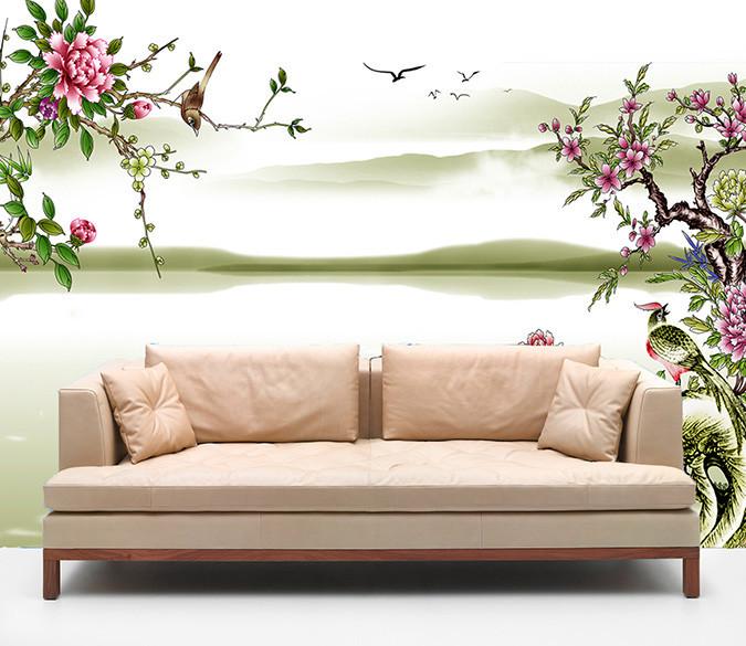 Charming Flowers And Birds Wallpaper AJ Wallpaper 1