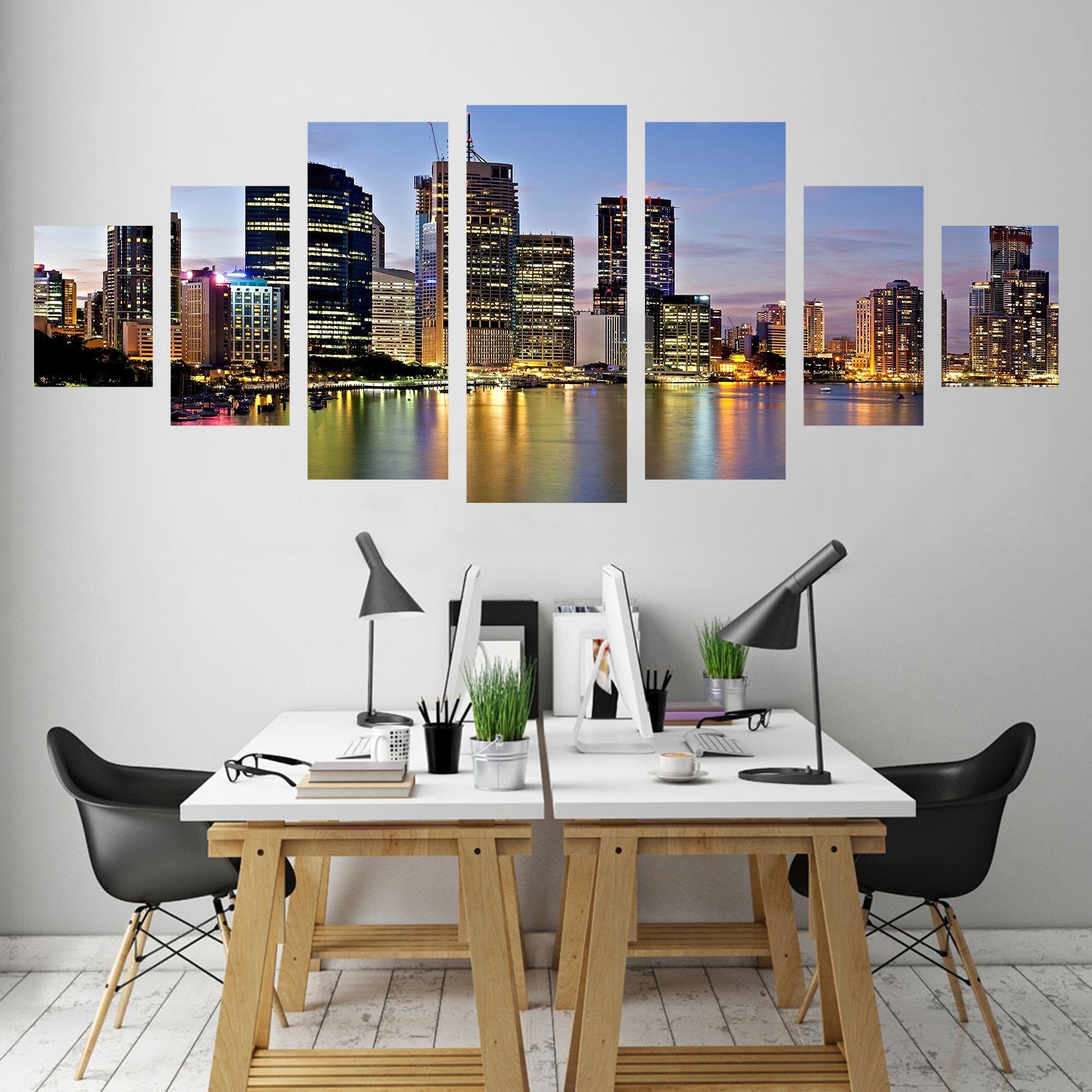 3D Night Light 112 Unframed Print Wallpaper Wallpaper AJ Wallpaper