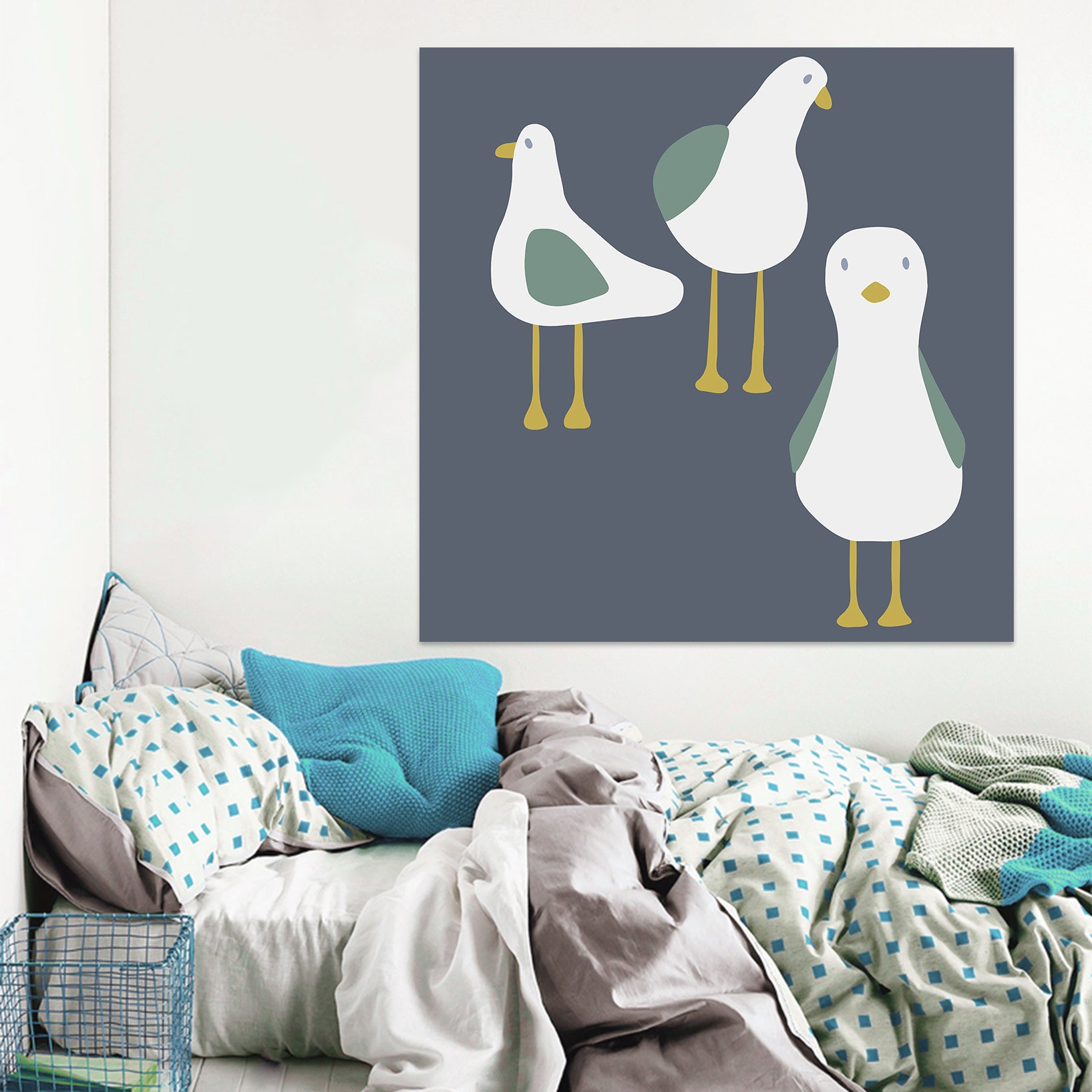 3D Cute Chick 004 Jillian Helvey Wall Sticker
