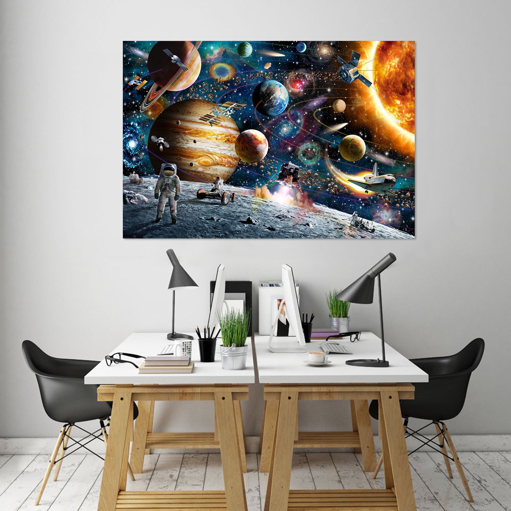 3D Space Odyssey 004 Adrian Chesterman Wall Sticker