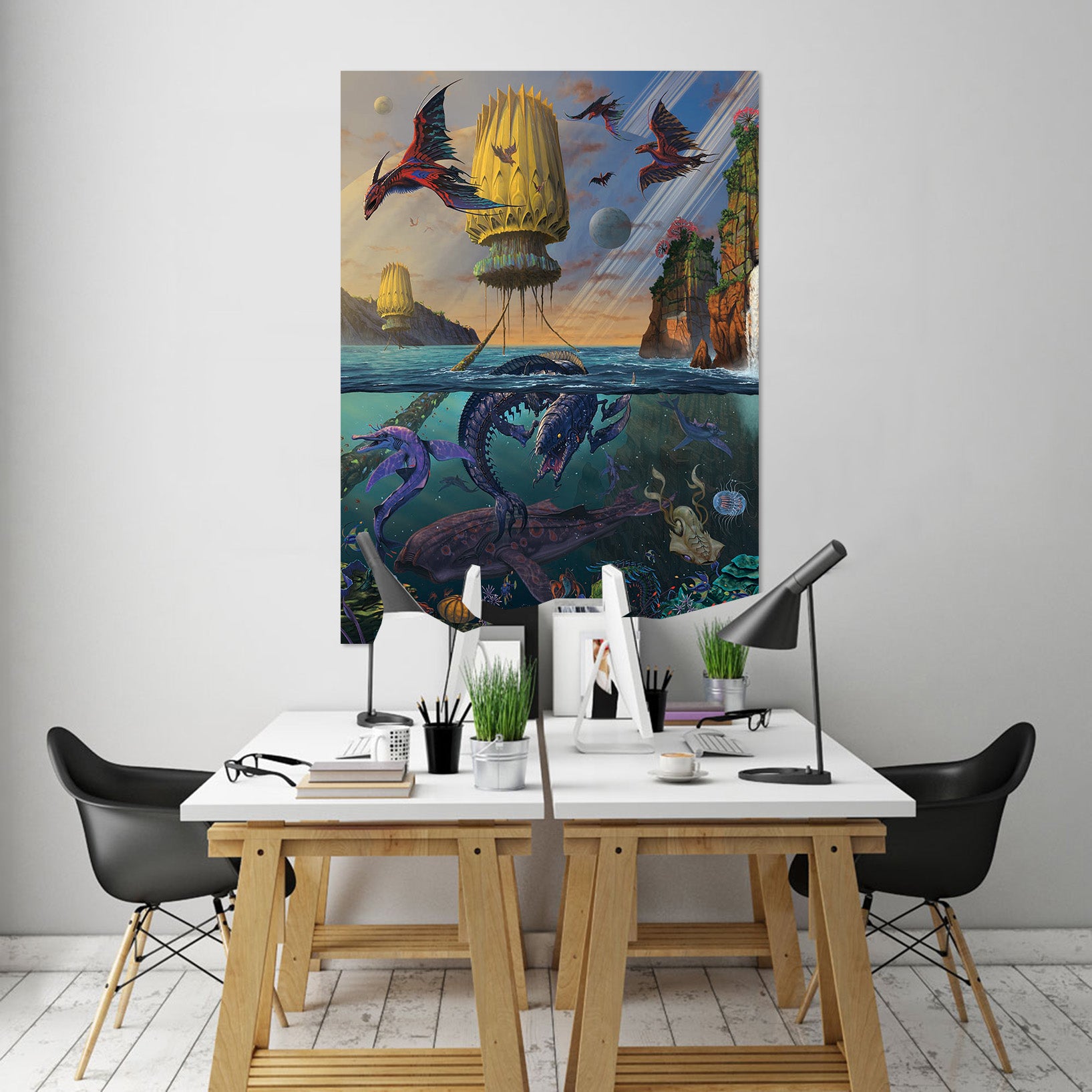 3D Cyris Undiscovered 027 Vincent Hie Wall Sticker