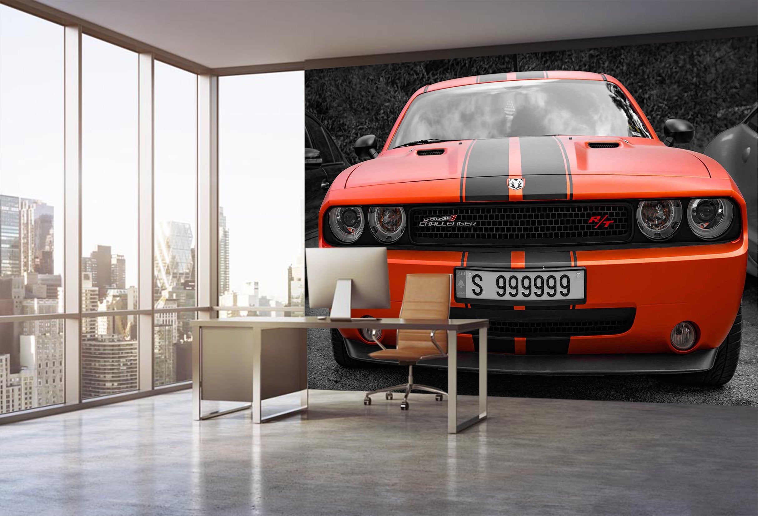 3D Black Red Car 955 Vehicle Wall Murals Wallpaper AJ Wallpaper 2