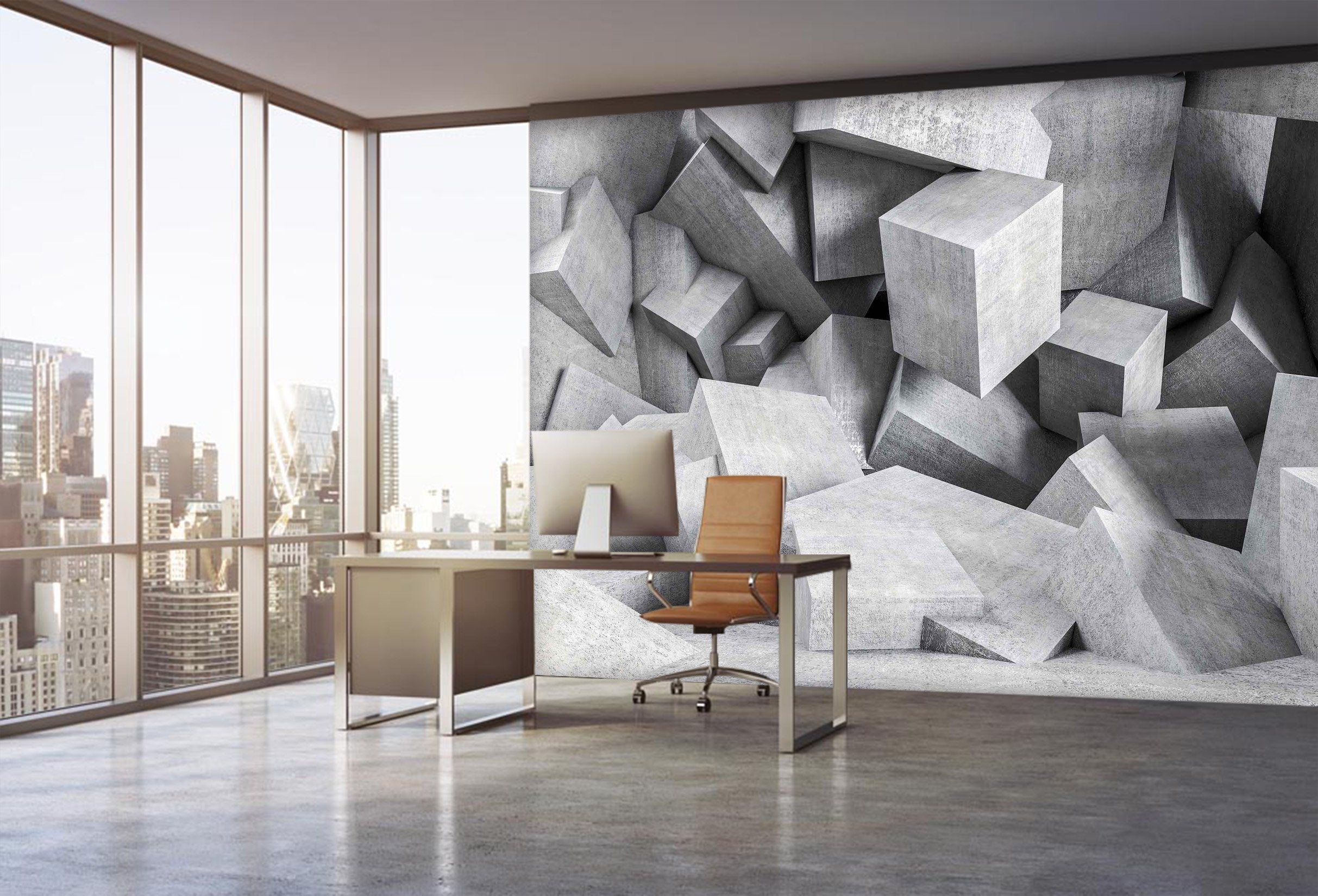 3D Graffiti Square Stones 78 Wallpaper AJ Wallpaper