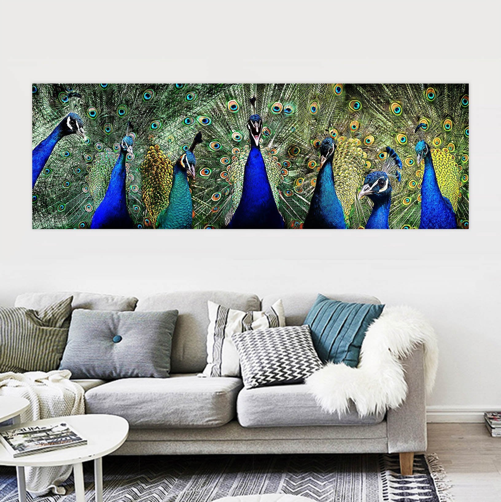 3D Peacock 101 Animal Wall Stickers Wallpaper AJ Wallpaper 2