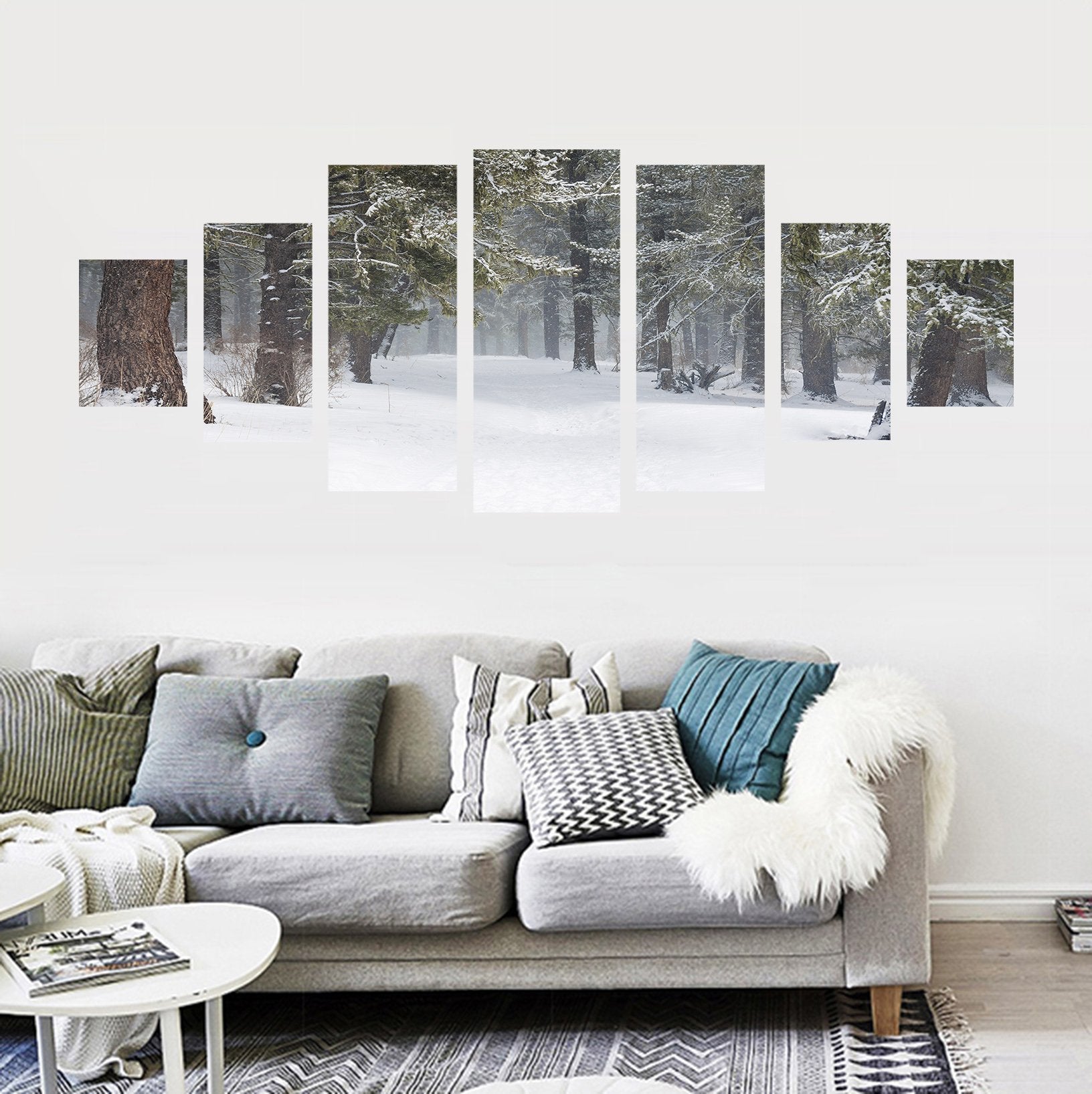 3D Thick Snow 041 Unframed Print Wallpaper Wallpaper AJ Wallpaper