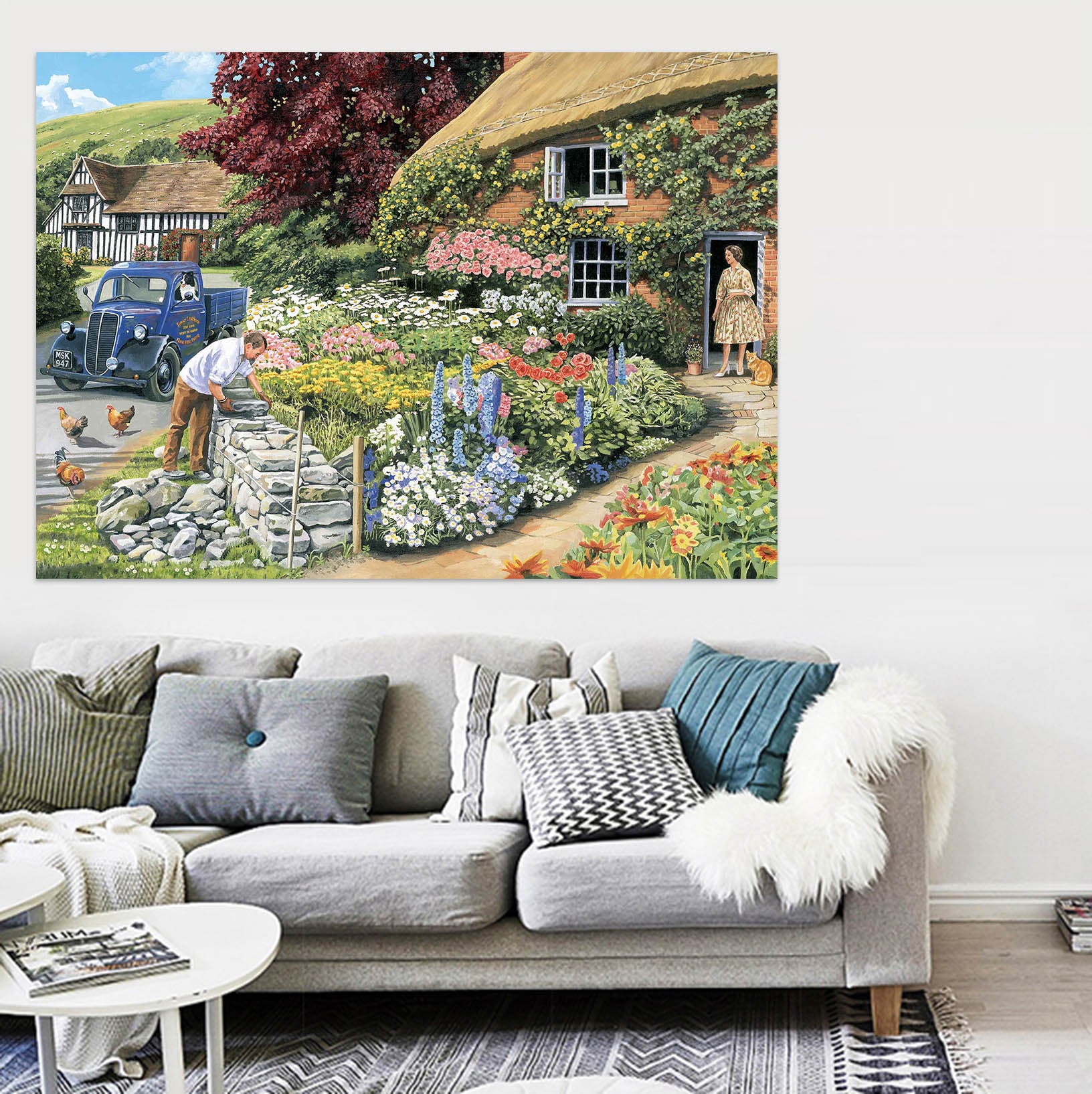3D Drystone Walling 032 Trevor Mitchell Wall Sticker