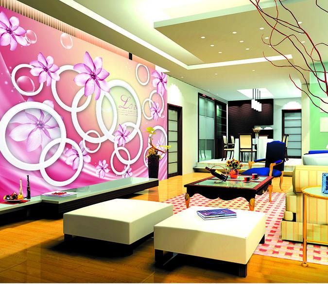 3D Scattered Petals Wallpaper AJ Wallpaper 1