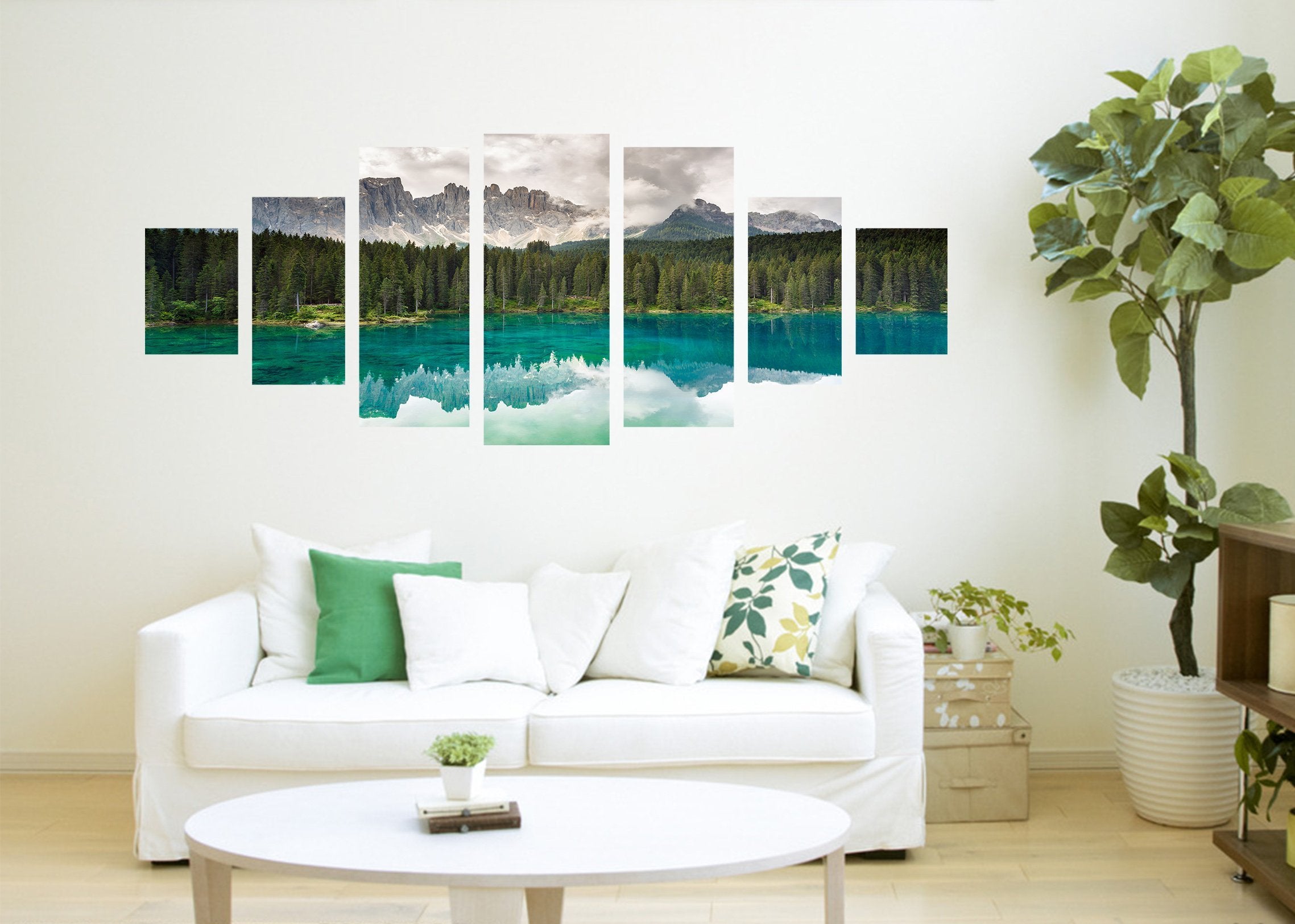 3D Woods Waves 145 Unframed Print Wallpaper Wallpaper AJ Wallpaper