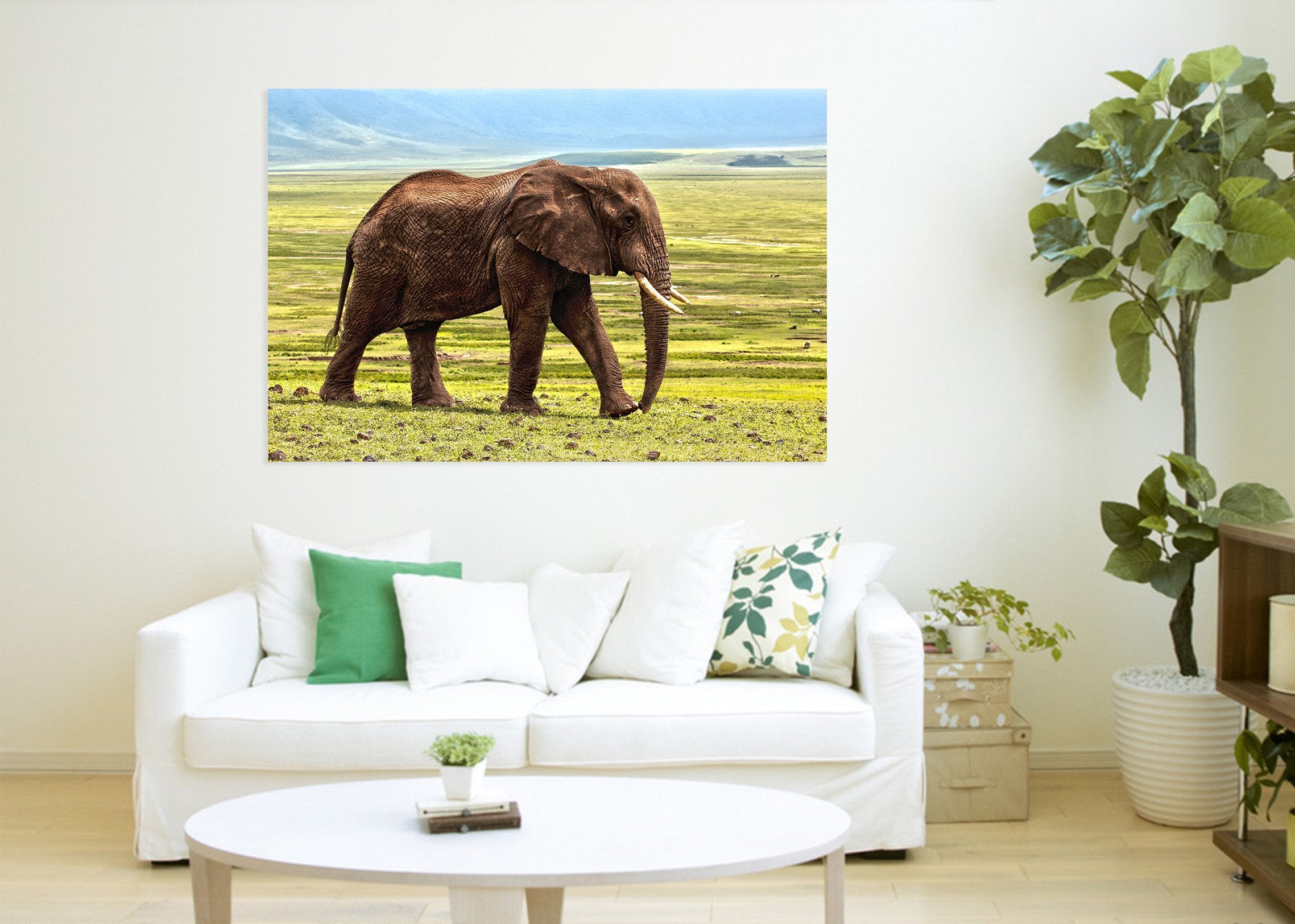 3D Elephant 45 Animal Wall Stickers Wallpaper AJ Wallpaper 2