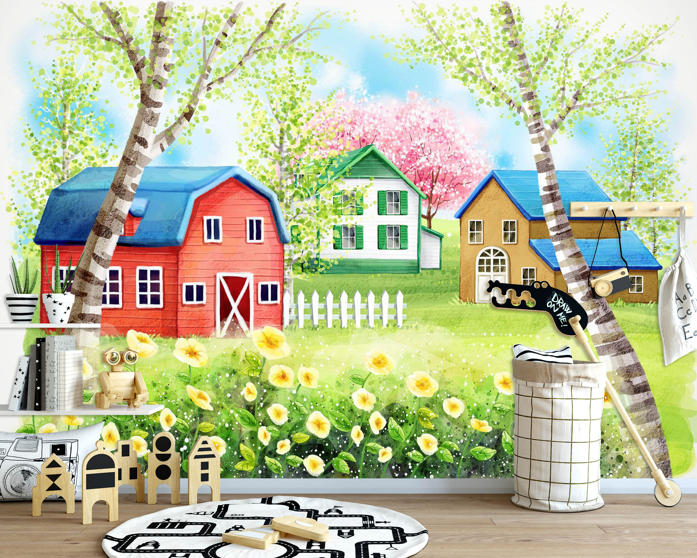 3D Park House 1666 Wall Murals