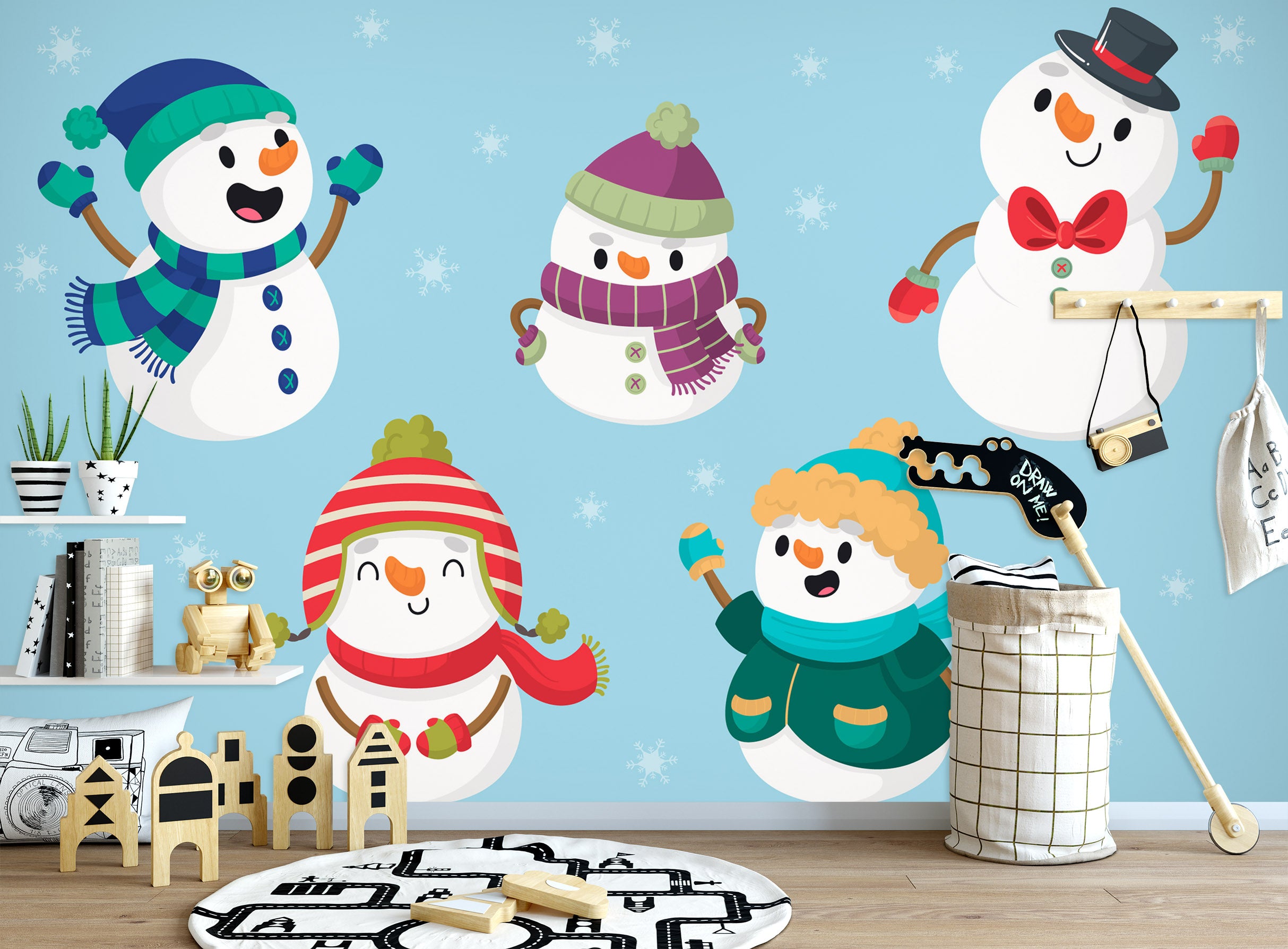3D Snowman 57114 Wall Murals