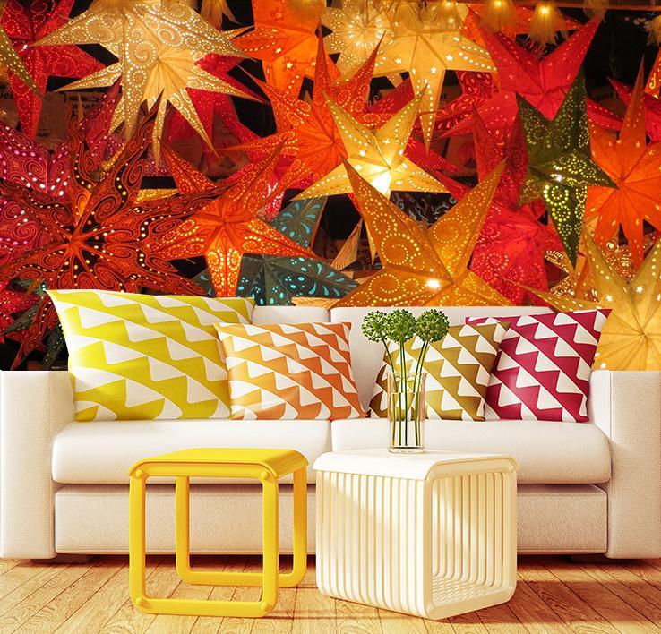 3D Maple Leaf 067 Wallpaper AJ Wallpaper