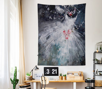 3D Skirt Flower 7855 Debi Coules Tapestry Hanging Cloth Hang