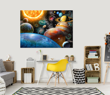 3D Color Planet 014 Adrian Chesterman Wall Sticker