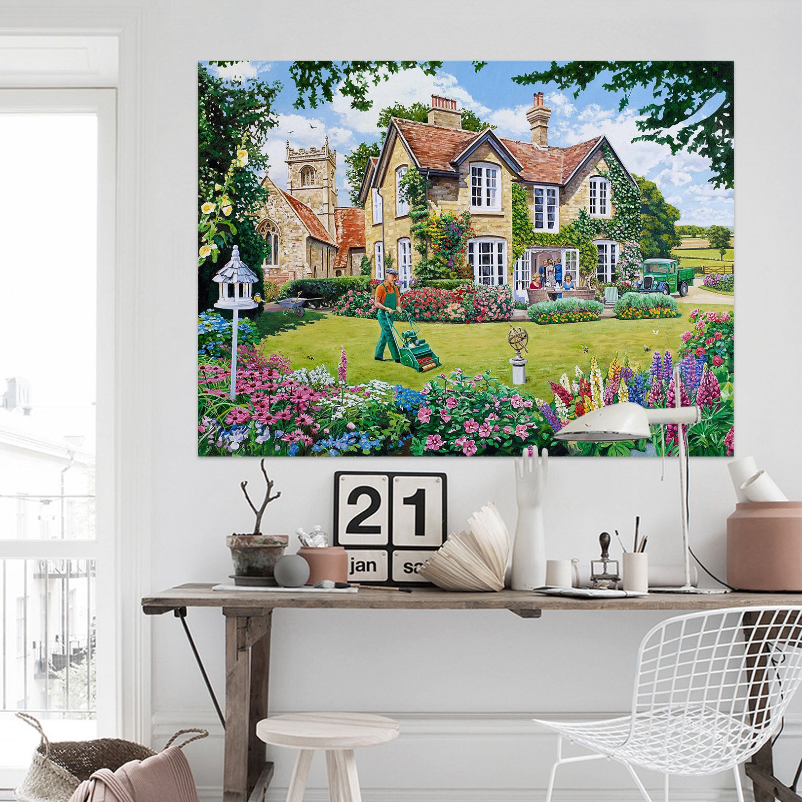 3D The Vicarage 080 Trevor Mitchell Wall Sticker