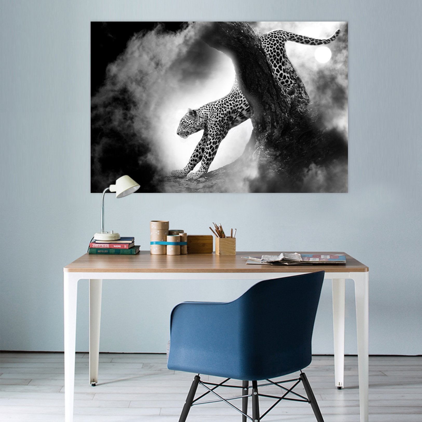 3D leopard 91 Animal Wall Stickers Wallpaper AJ Wallpaper 2