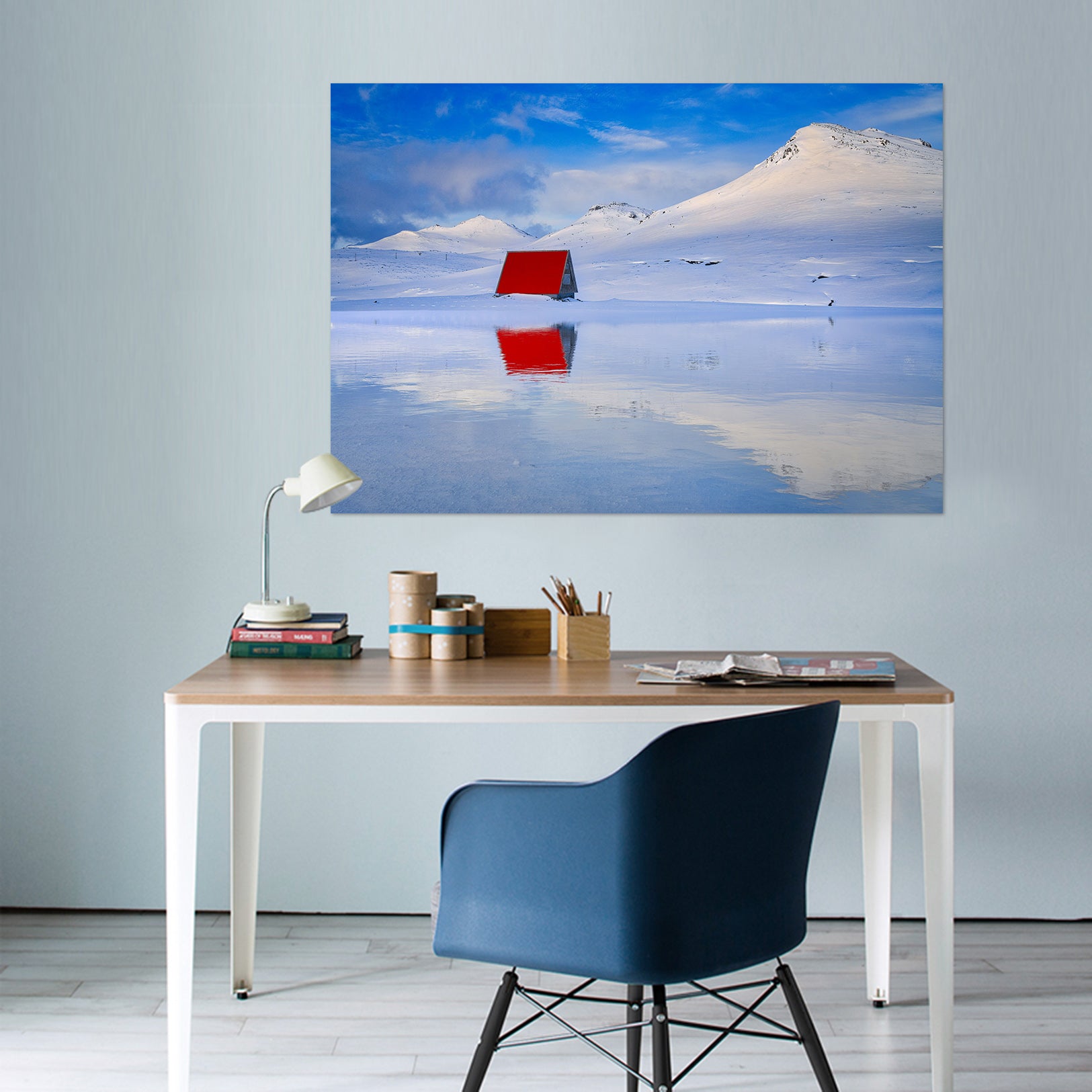 3D Red House 197 Marco Carmassi Wall Sticker