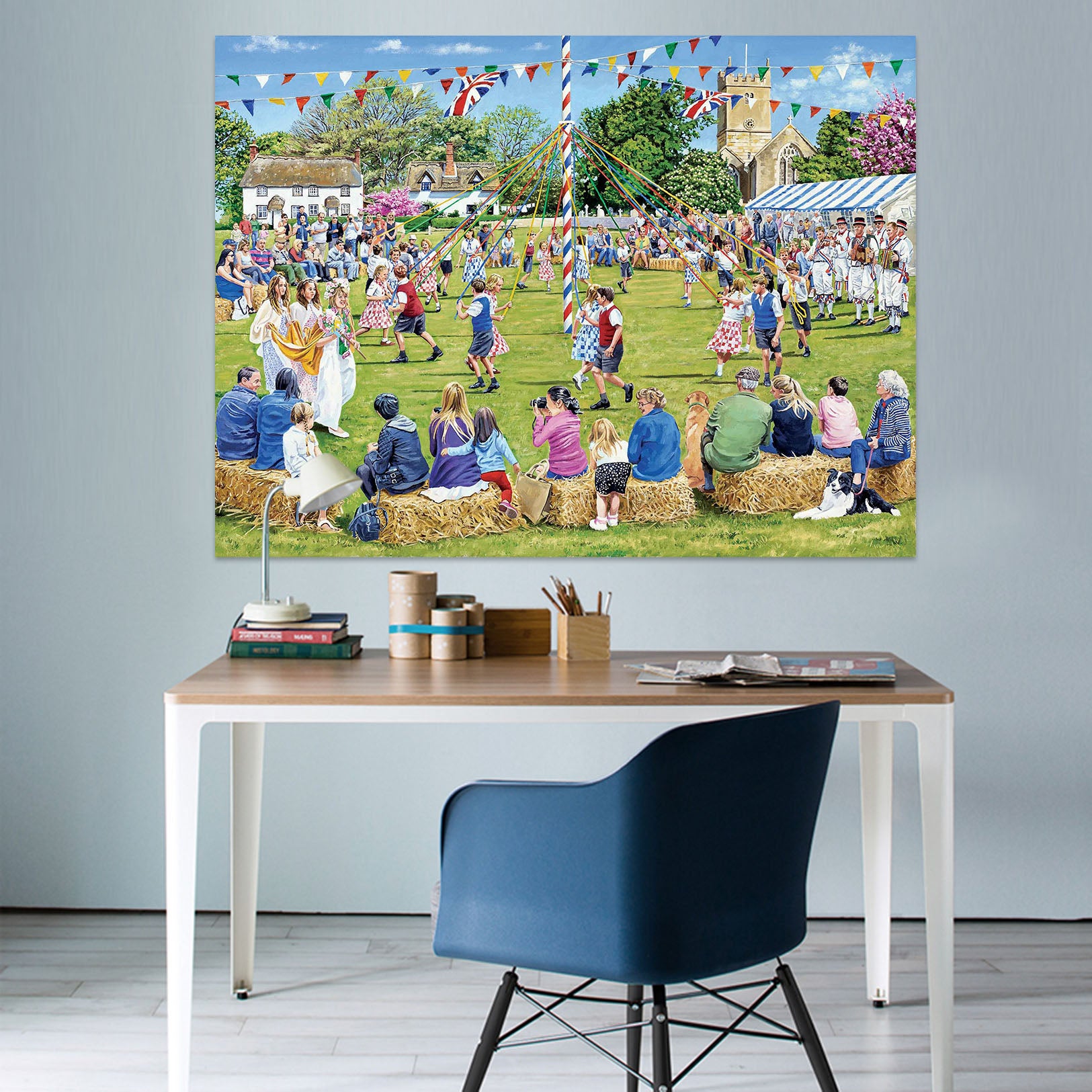 3D May Day Celebrations 049 Trevor Mitchell Wall Sticker