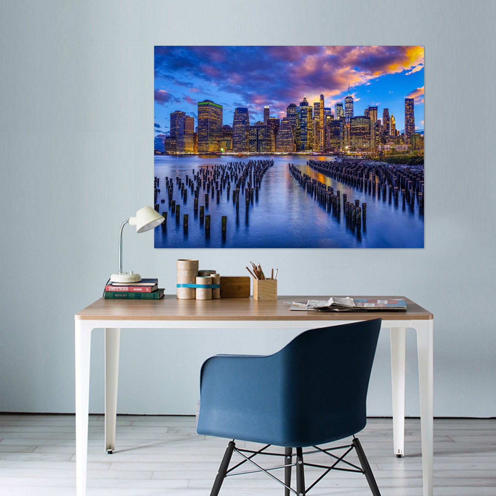 3D City Reflection 188 Marco Carmassi Wall Sticker