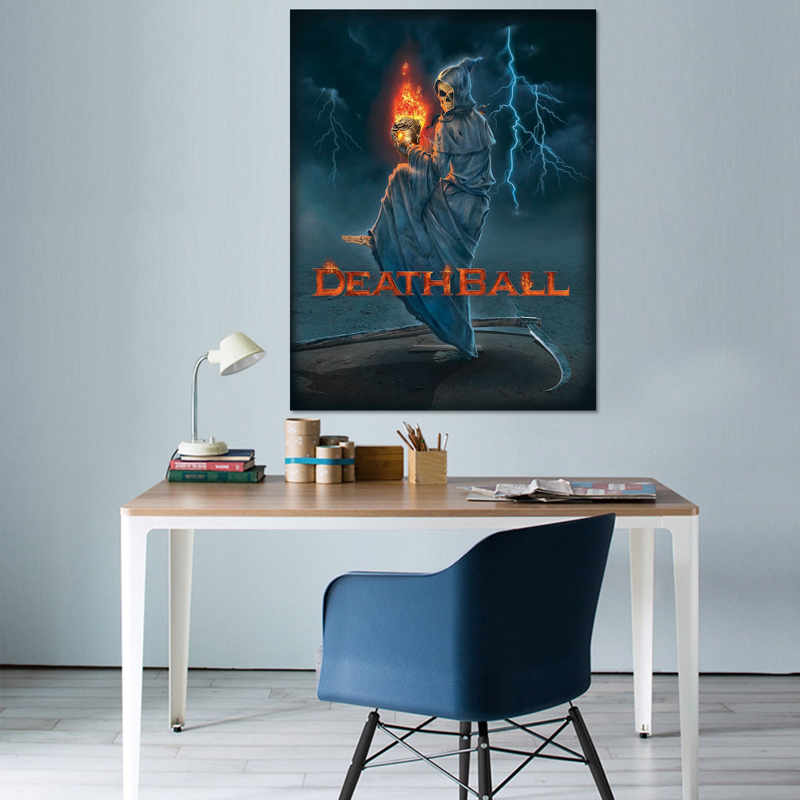 3D Death Ball 028 Vincent Hie Wall Sticker