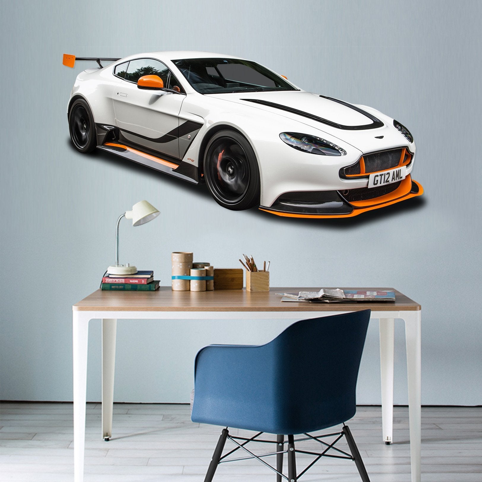 3D Aston Martin White 178 Vehicles Wallpaper AJ Wallpaper