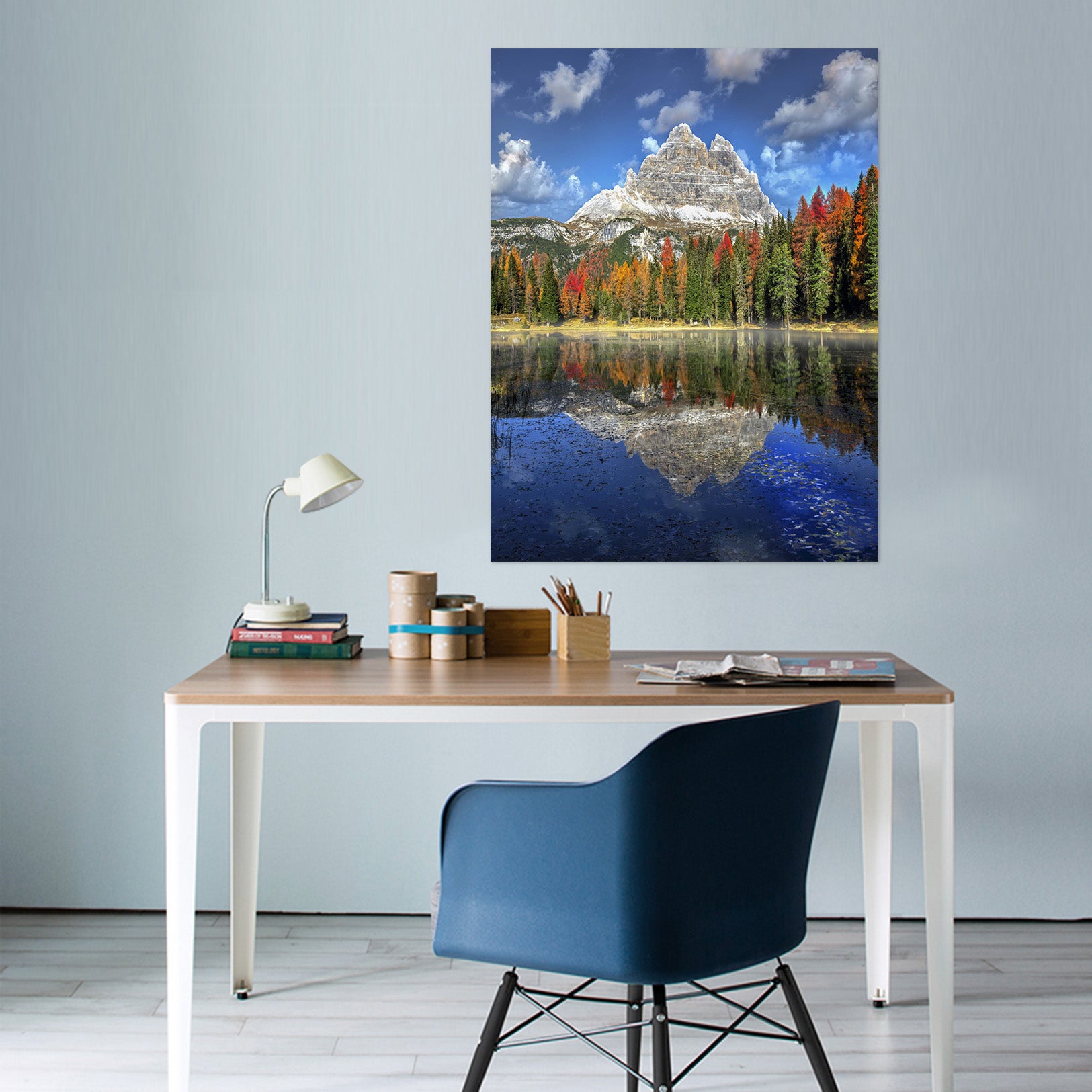 3D Canyon Lake 237 Marco Carmassi Wall Sticker