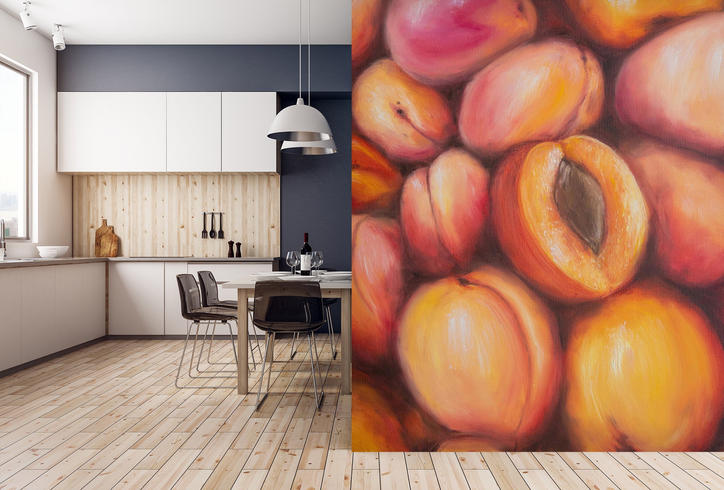 3D Peach 1878 Marina Zotova Wall Mural Wall Murals