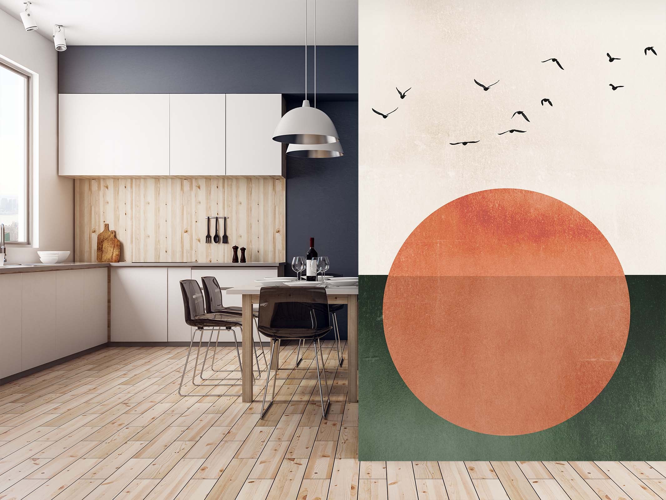 3D Asuka Sun 1504 Boris Draschoff Wall Mural Wall Murals