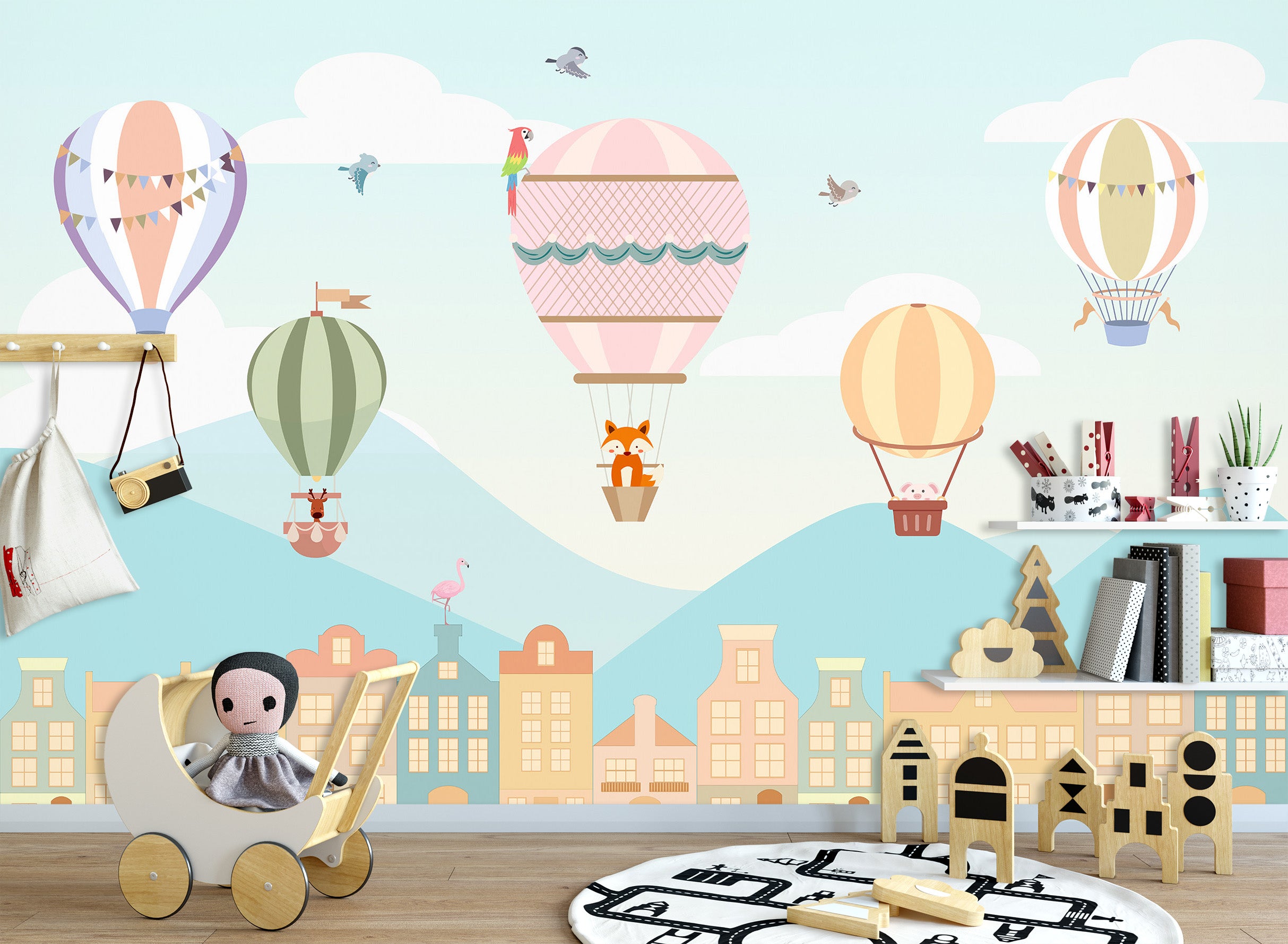 3D Colorful Balloons 1701 Wall Murals