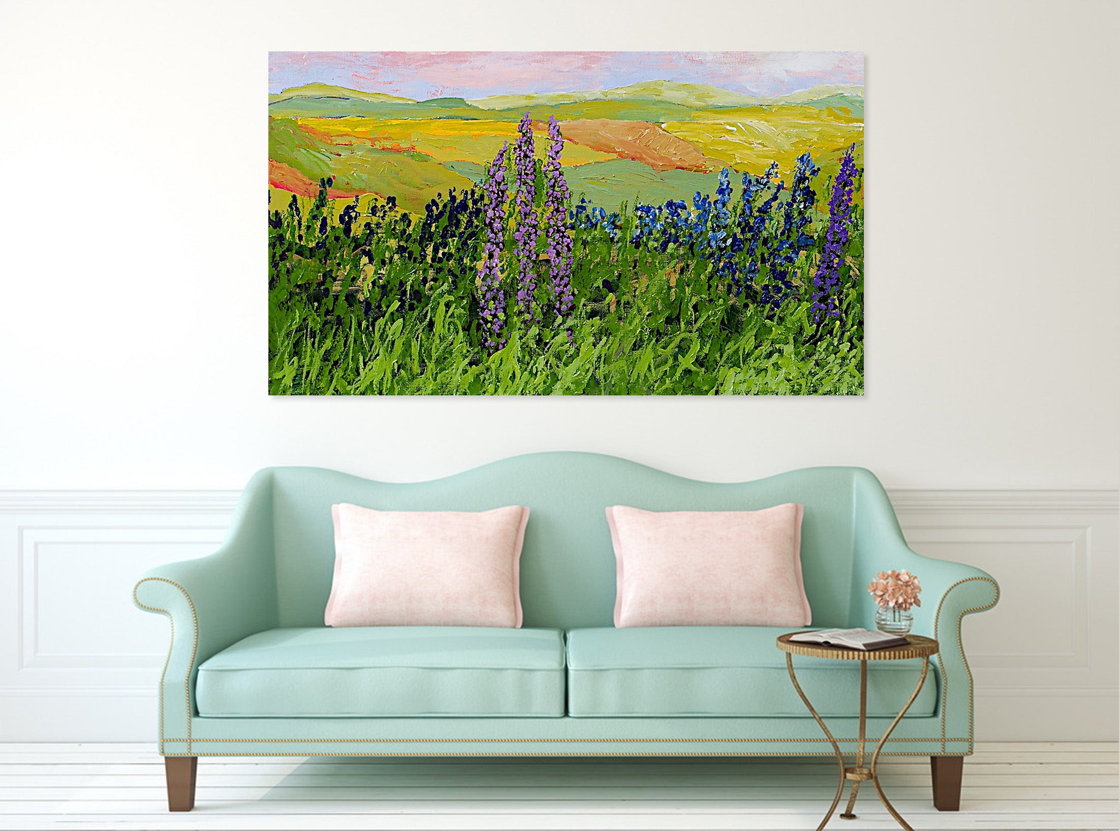 3D Green Field 153 Allan P. Friedlander Wall Sticker
