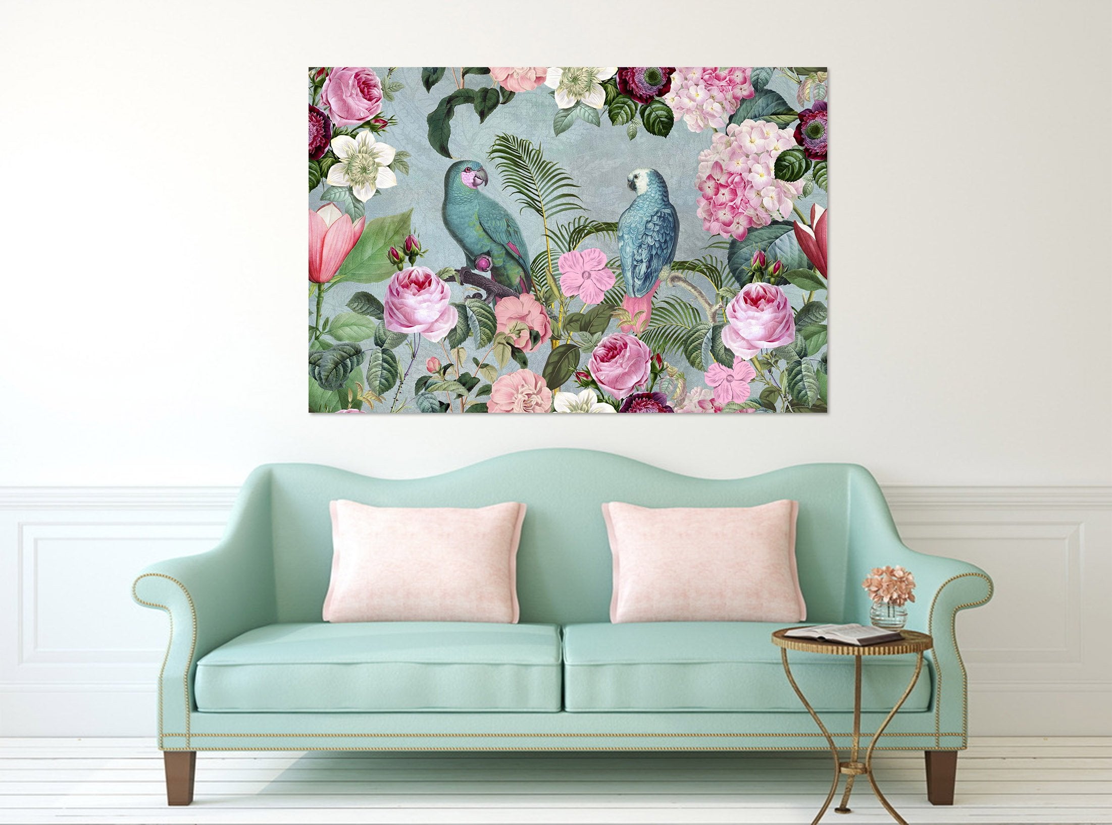 3D Bird Flowers 030 Andrea haase Wall Sticker Wallpaper AJ Wallpaper 2