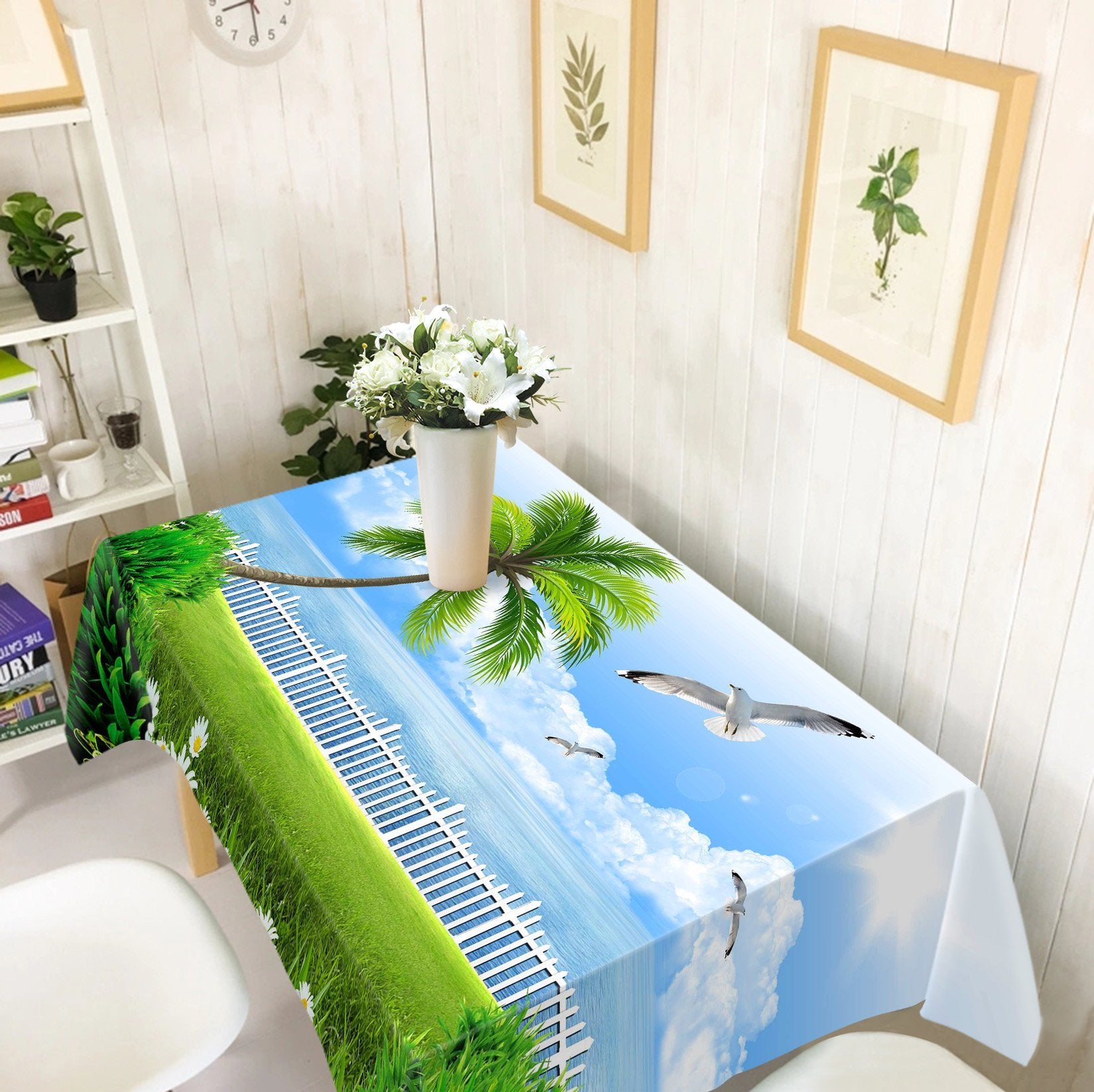 3D Sea Birds 14 Tablecloths Wallpaper AJ Wallpaper
