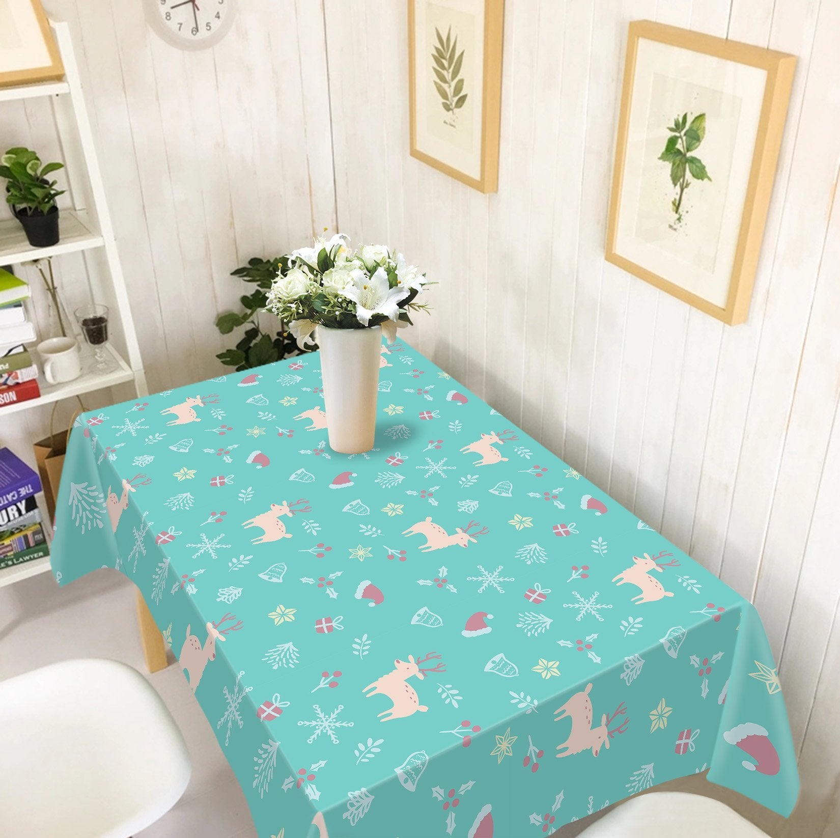 3D Cartoon Deer Hat 19 Tablecloths Tablecloths AJ Creativity Home