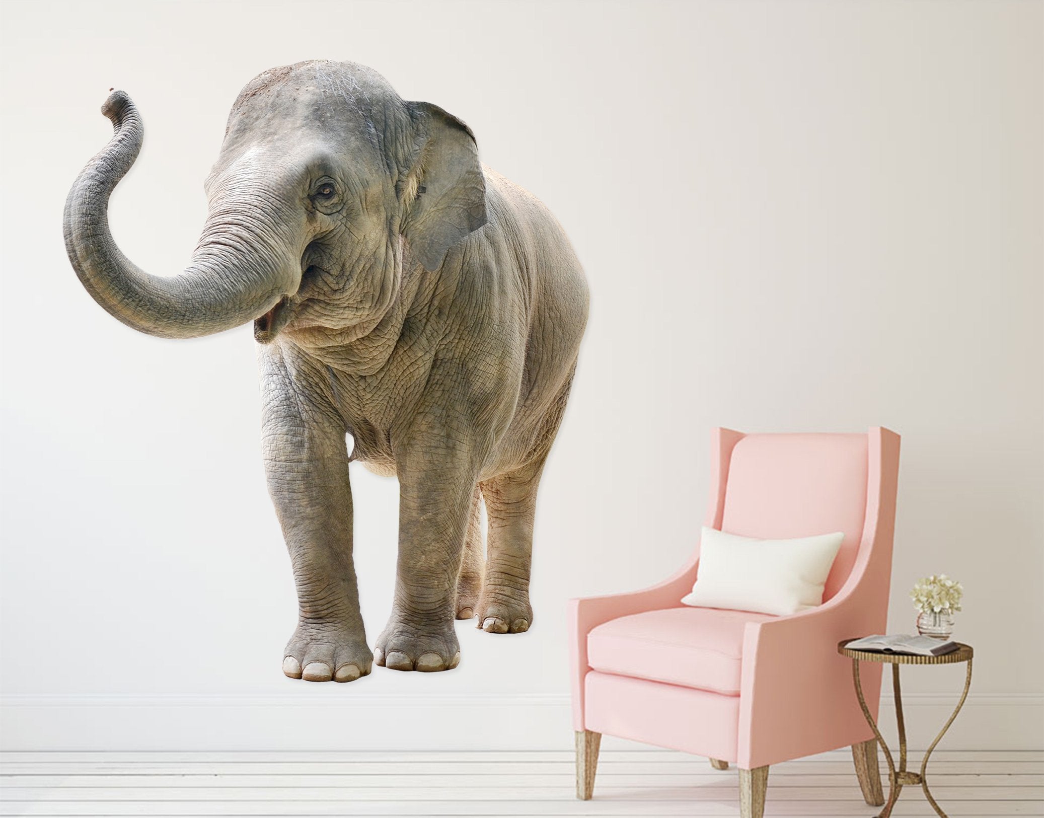 3D Playful Elephant 178 Animals Wall Stickers Wallpaper AJ Wallpaper