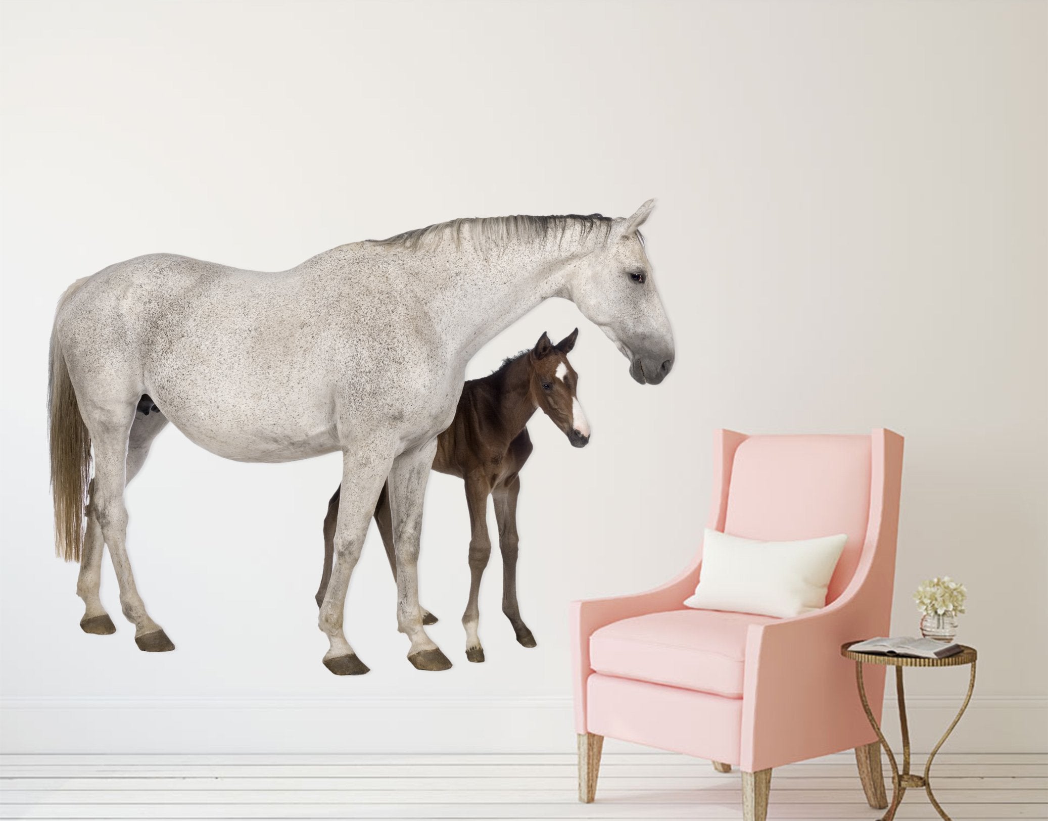 3D Malaysia And Pony 076 Animals Wall Stickers Wallpaper AJ Wallpaper