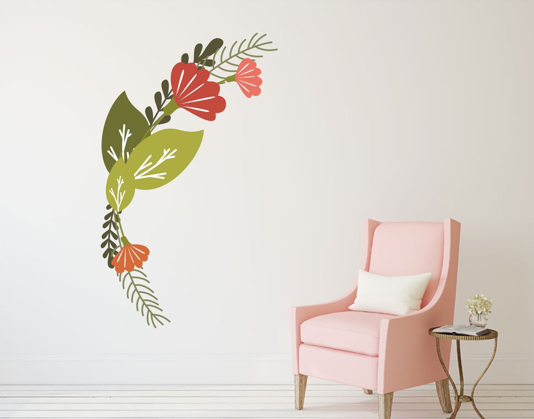 3D Graffiti Trumpet Flower 213 Wall Stickers Wallpaper AJ Wallpaper