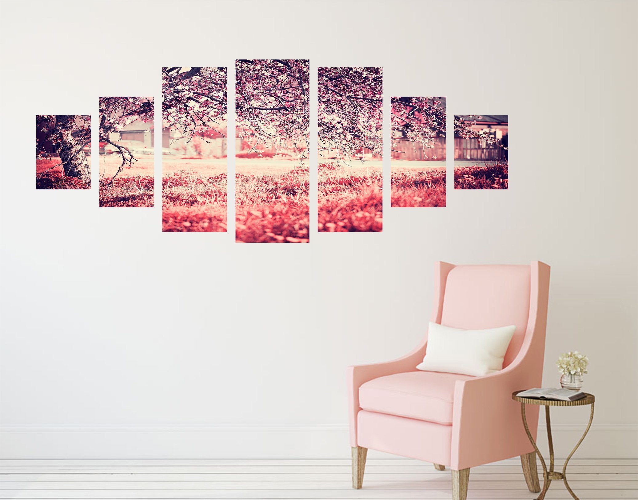 3D Dusk Tree 159 Unframed Print Wallpaper Wallpaper AJ Wallpaper