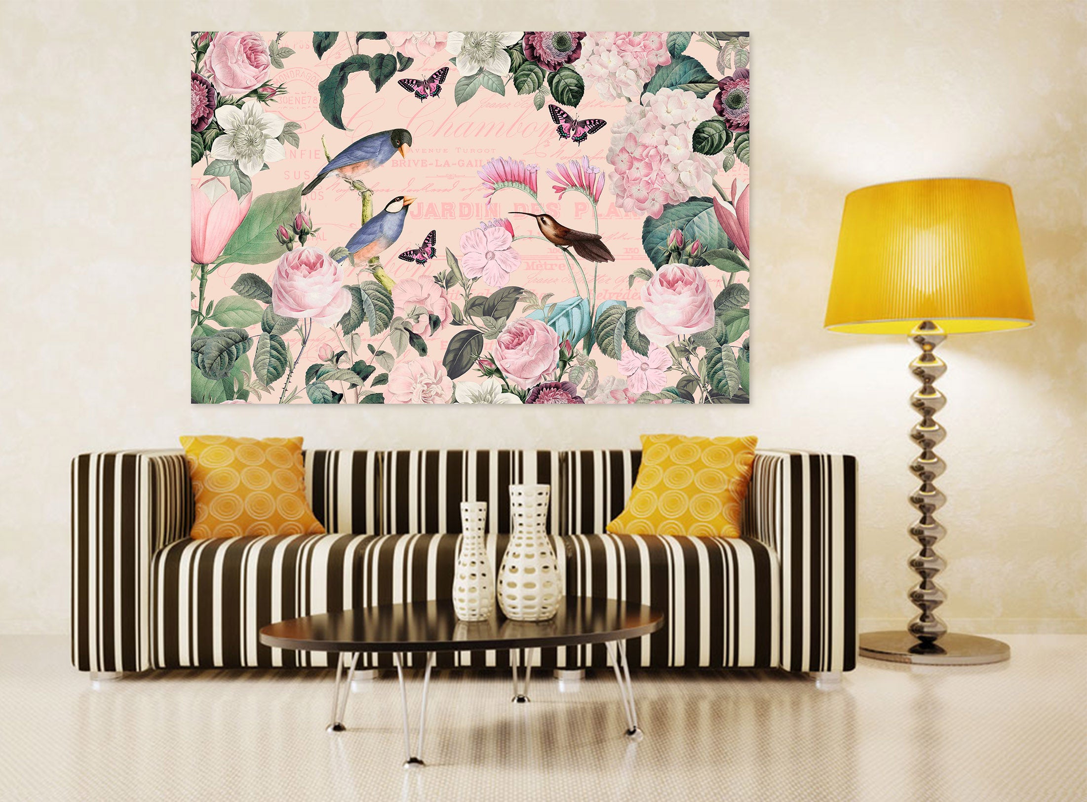 3D Leaf Bird 115 Andrea haase Wall Sticker