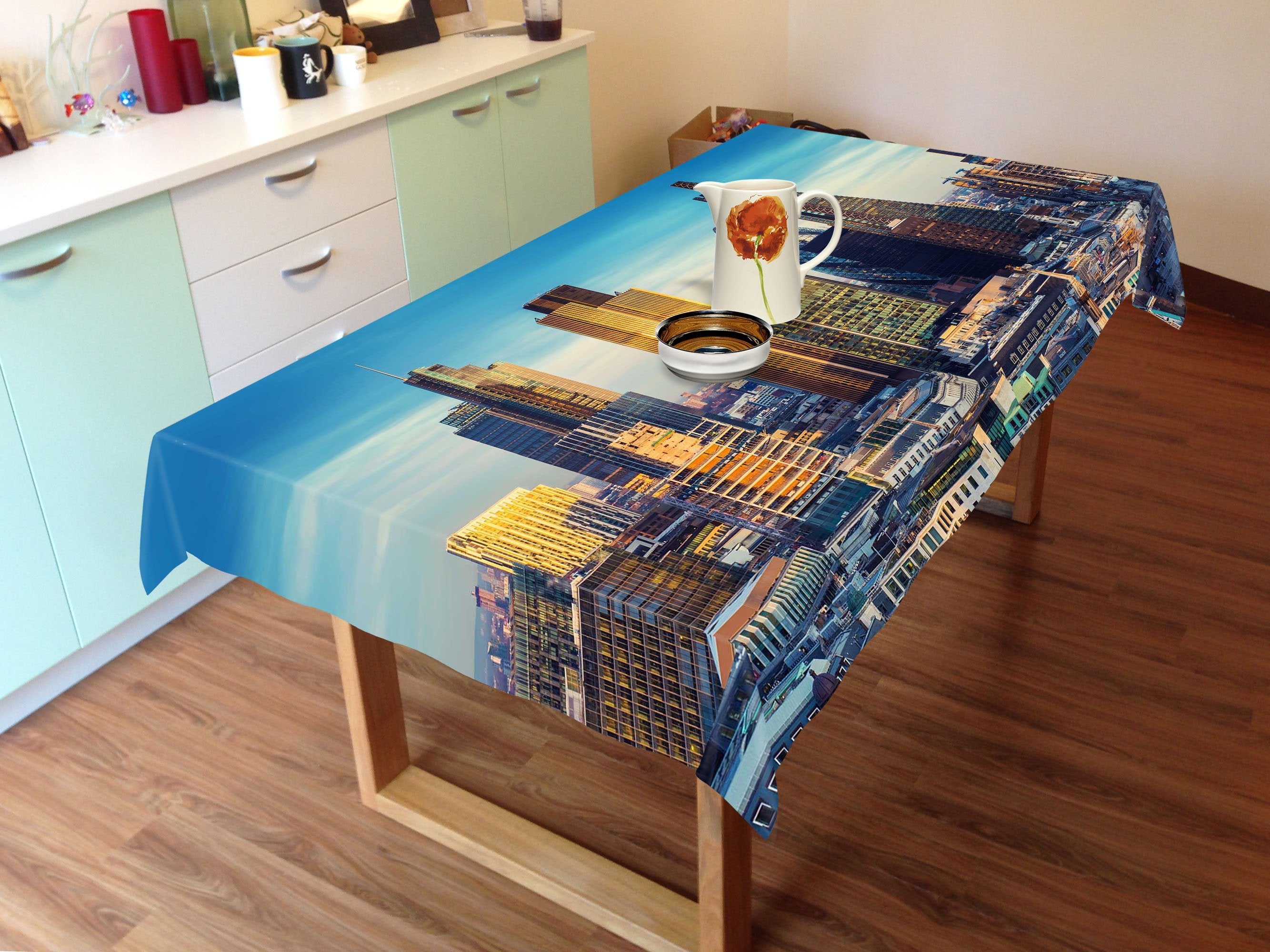 3D Sunny London 673 Tablecloths Wallpaper AJ Wallpaper