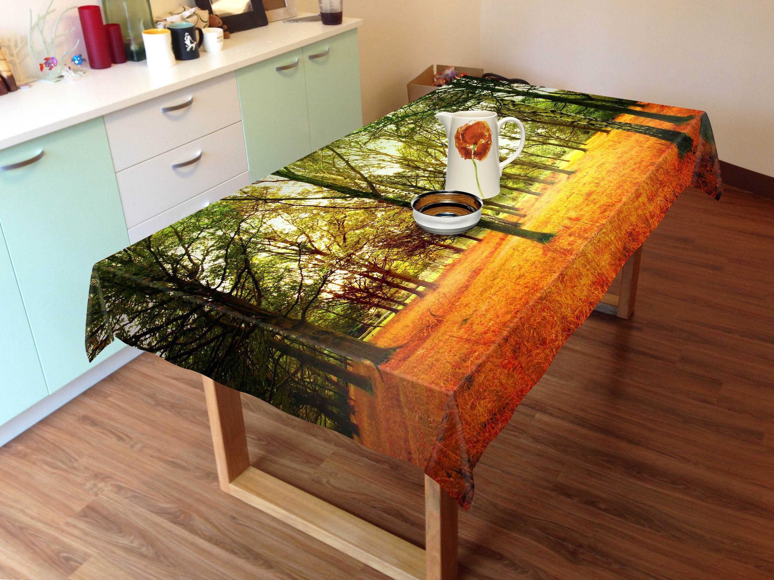 3D Forest Grass 388 Tablecloths Wallpaper AJ Wallpaper