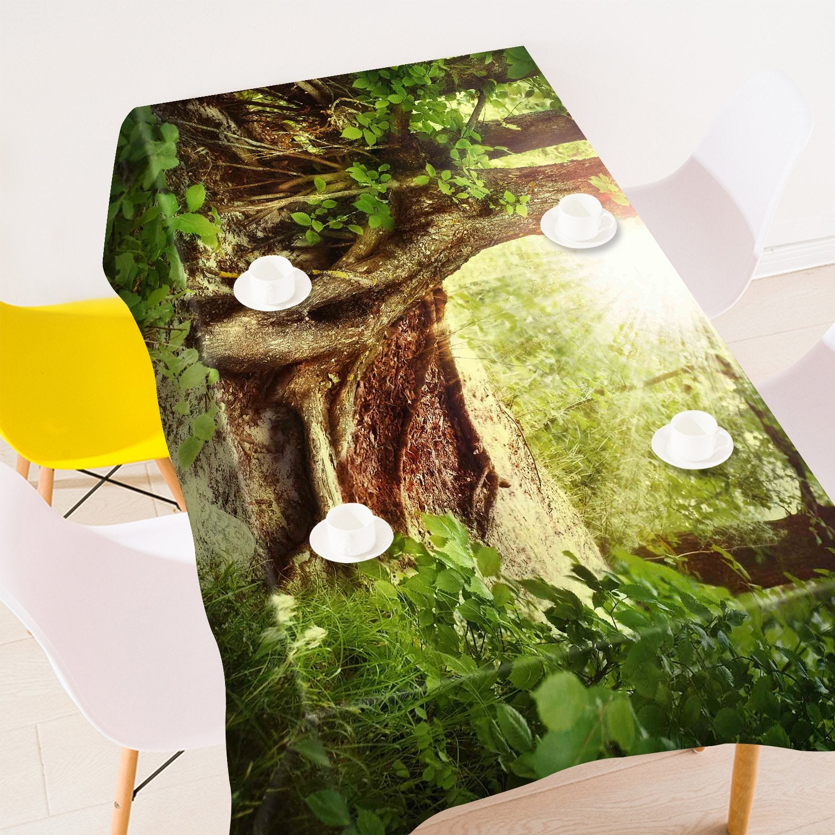 3D Forest Trees Roots 61 Tablecloths Wallpaper AJ Wallpaper