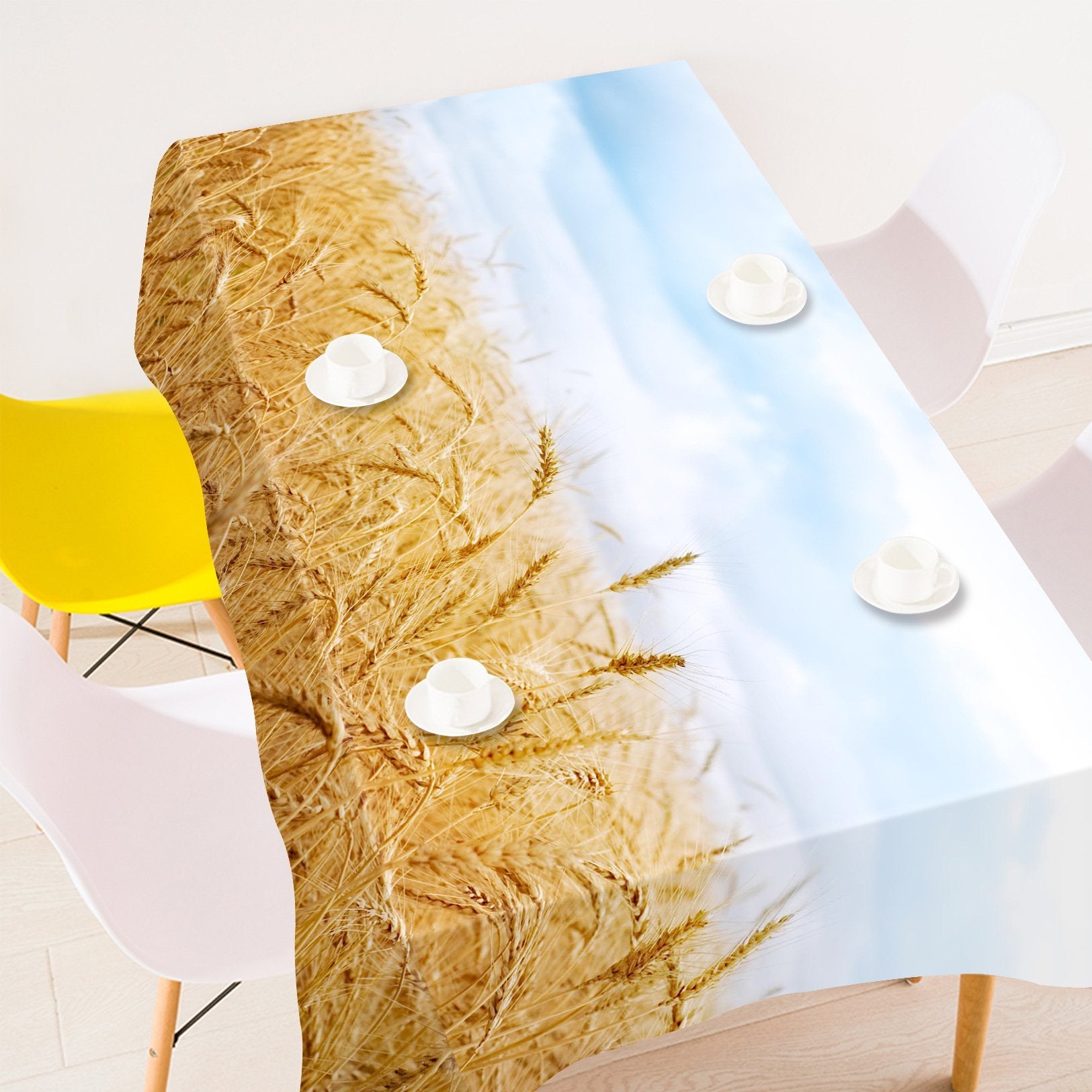 3D Wheat Field 124 Tablecloths Wallpaper AJ Wallpaper