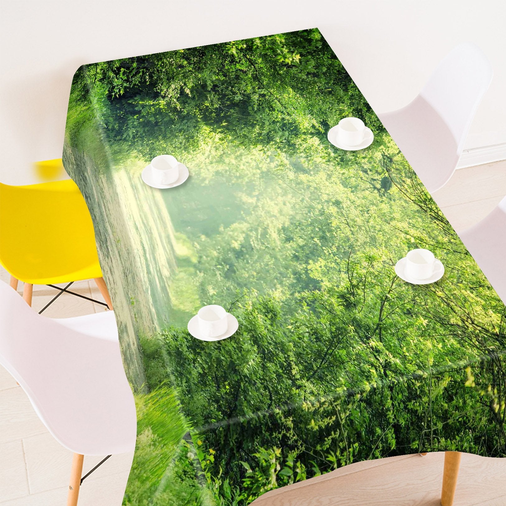 3D Roadside Green Plants 649 Tablecloths Wallpaper AJ Wallpaper
